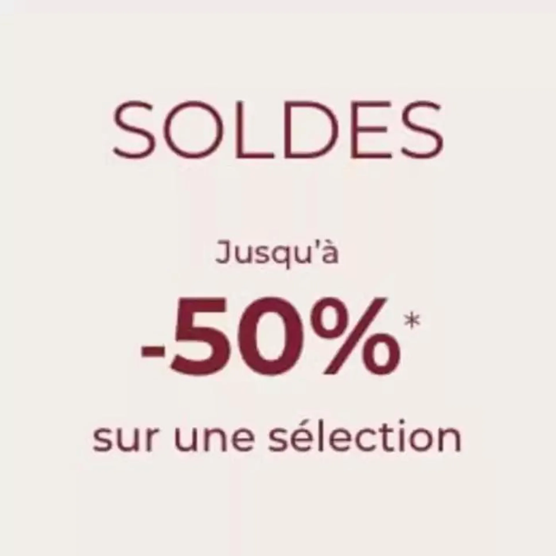 SOLDES jusquà -50 % - 1