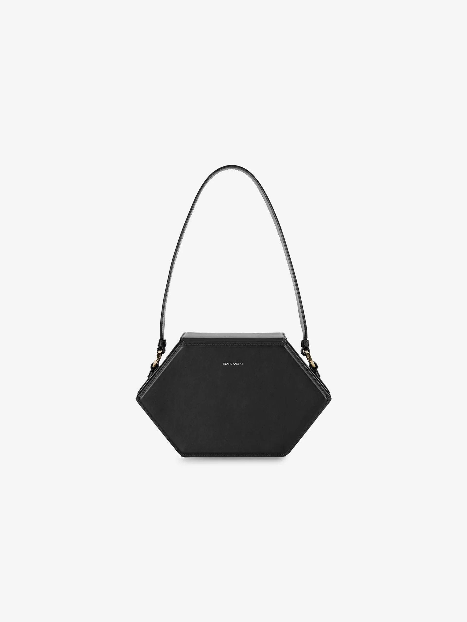 CALISSON BAG IN BLACK LEATHER