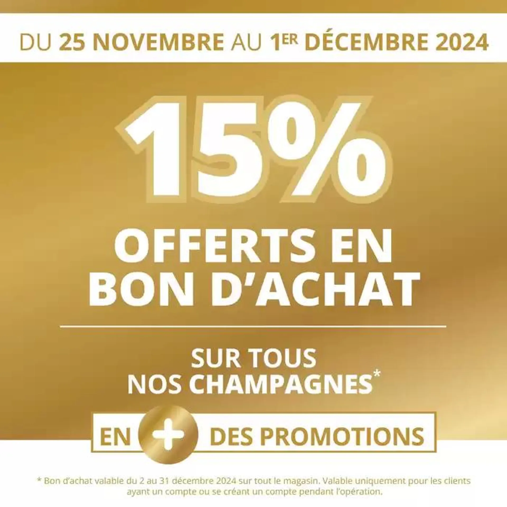 Du 25 novembre au 1er décembre, cest la Semaine Champagne à La Vignery ! - 1