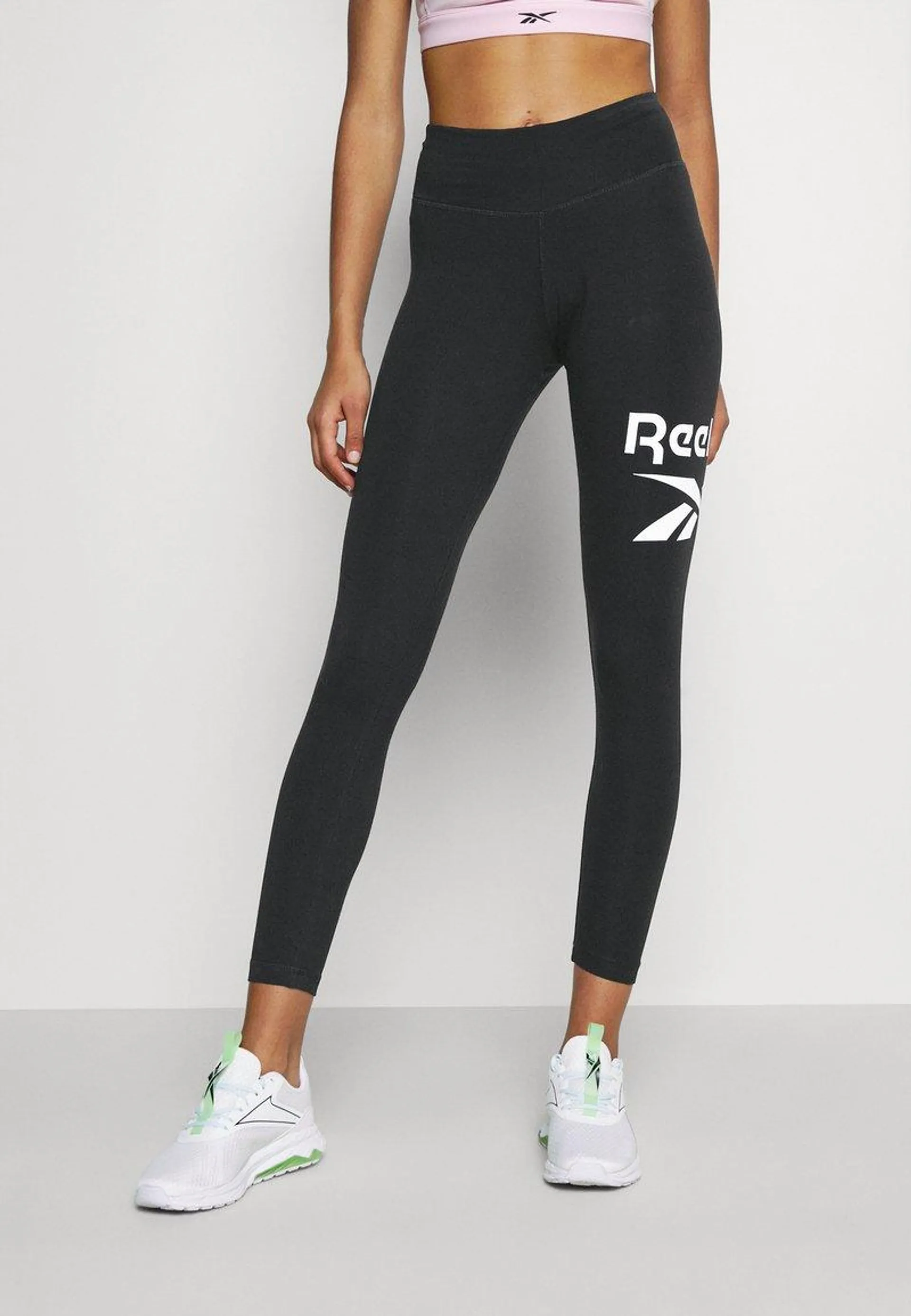 IDENTITY BIG LOGO COTTON LEGGINGS - Leggings