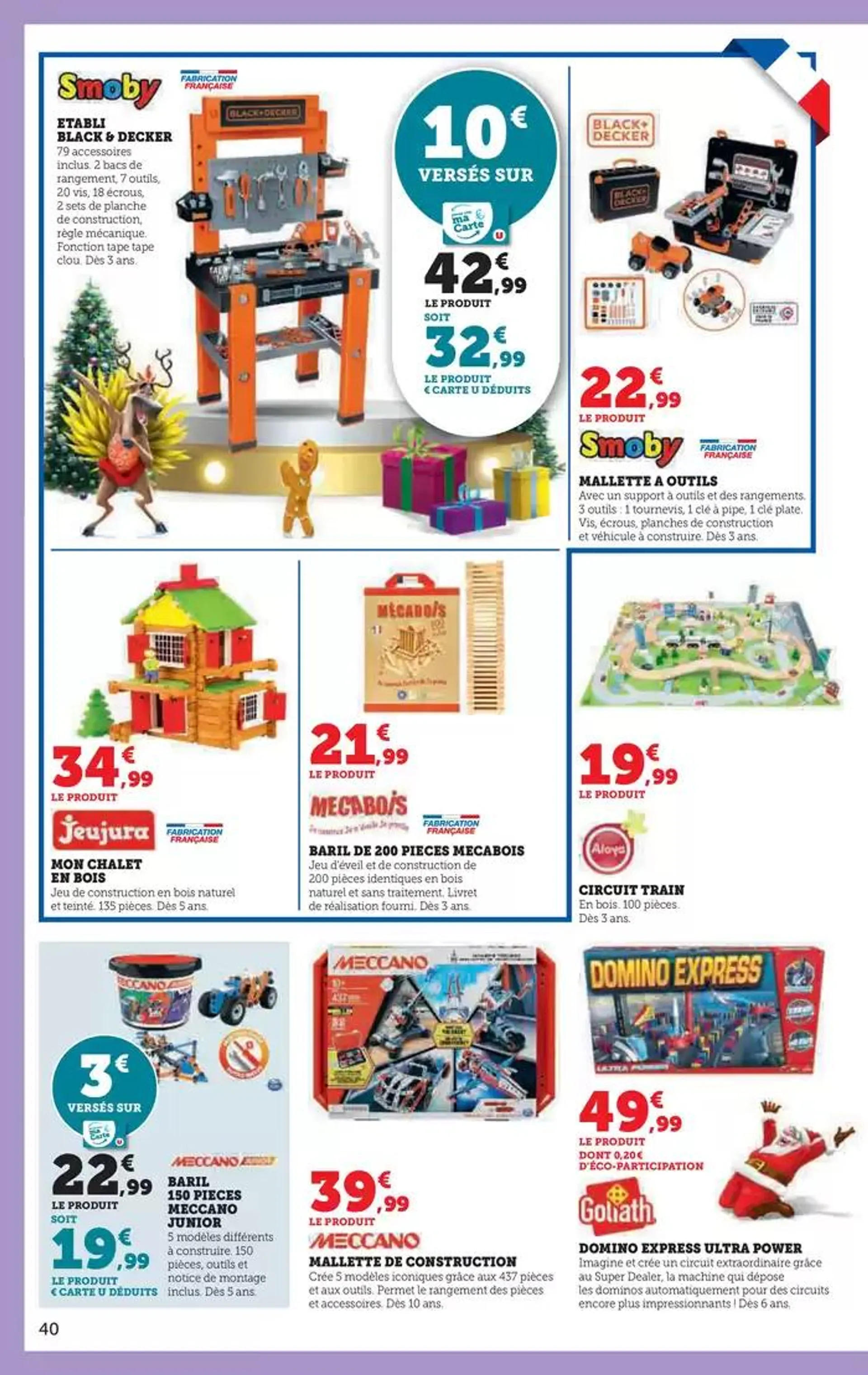 Jouets du 22 octobre au 8 décembre 2024 - Catalogue page 40