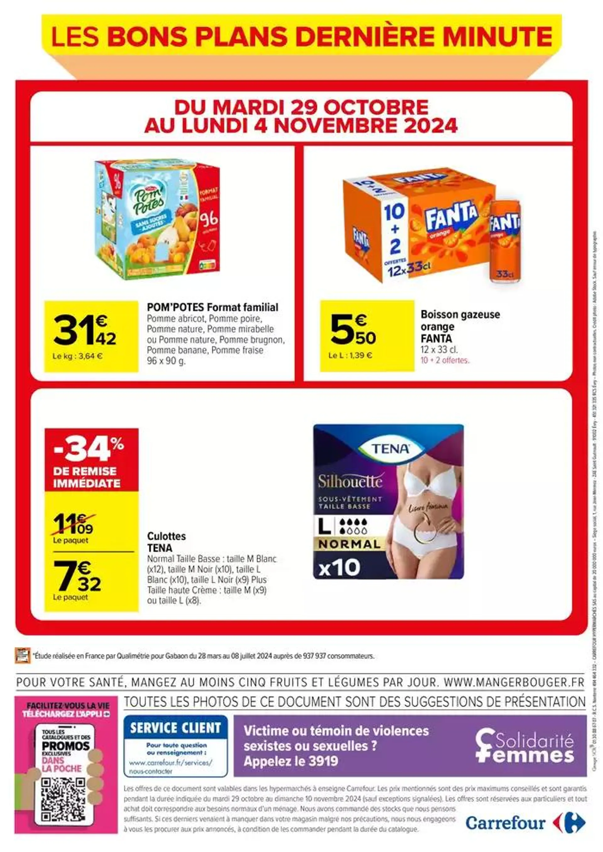 LES BONS PLANS DE DERNIERE MINUTE du 30 octobre au 10 novembre 2024 - Catalogue page 2