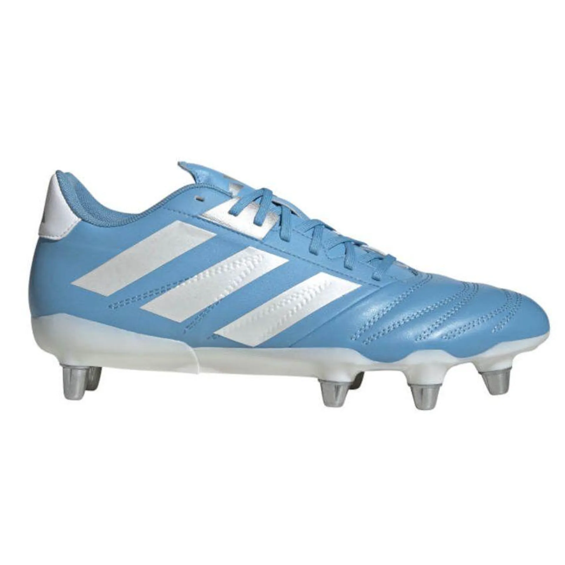 Chaussures Rugby Kakari Elite SG Crampons Vissés Terrain Gras Bleu Ciel - Adidas