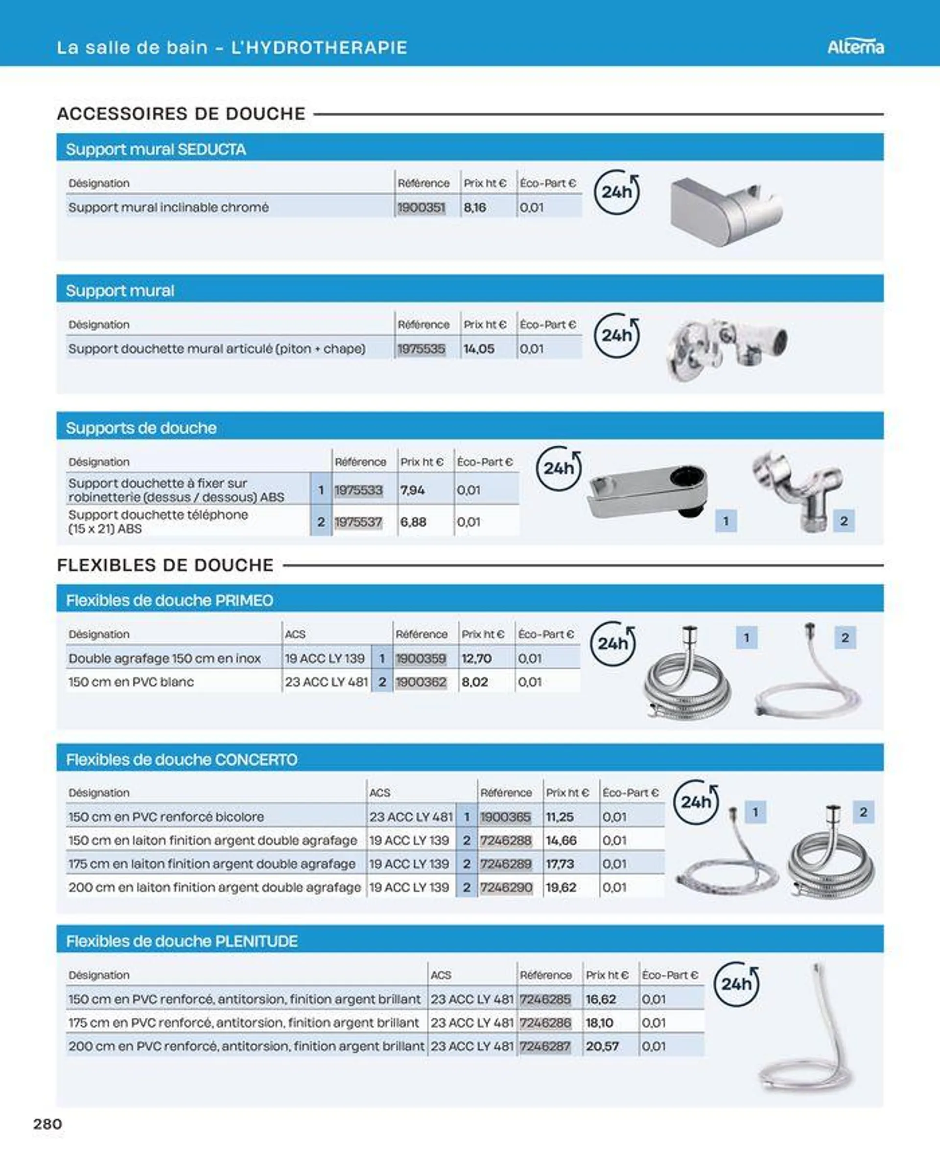 La salle de bain en toute sérénité du 2 juillet au 31 décembre 2024 - Catalogue page 280