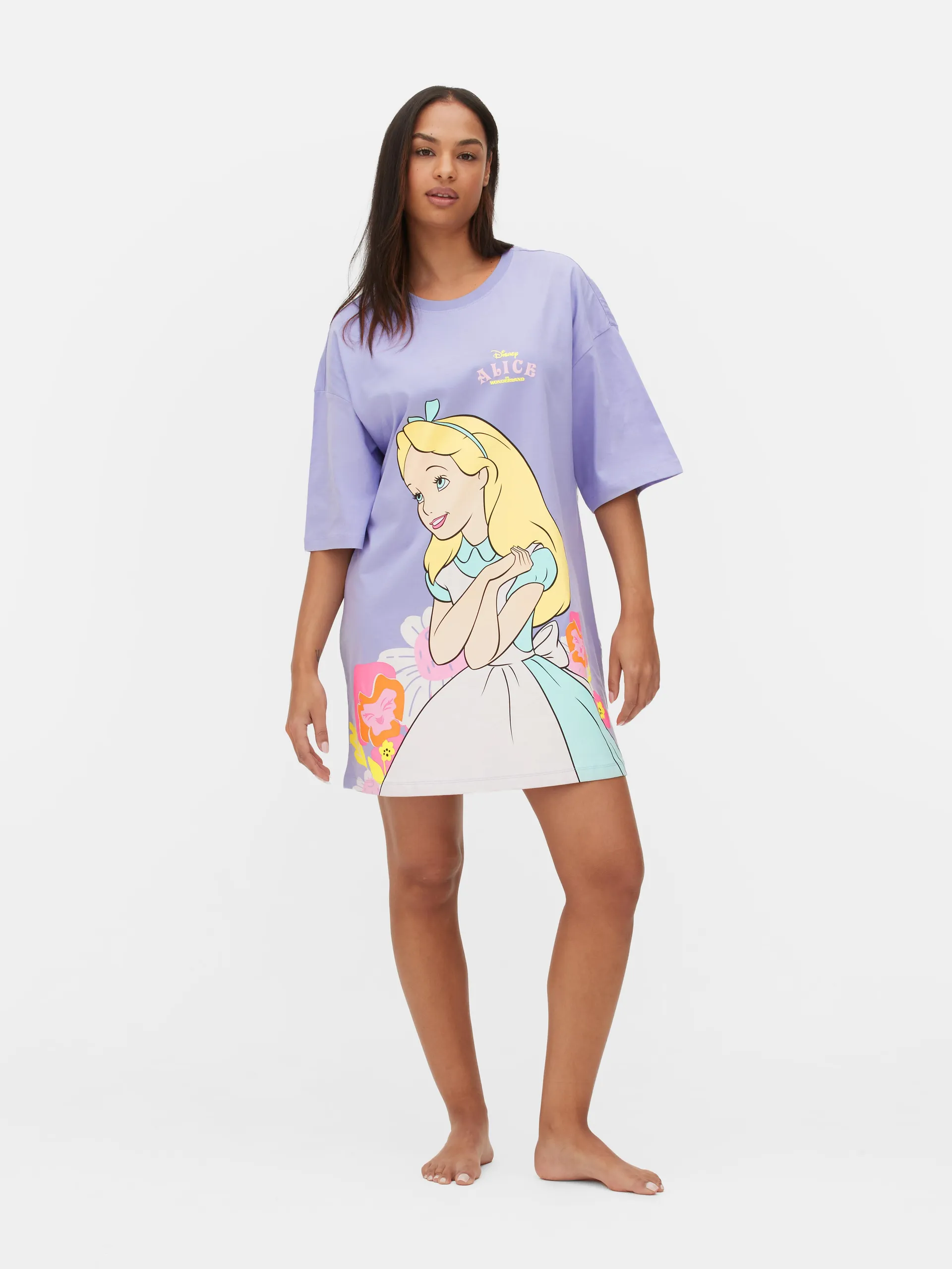 T-shirt de nuit oversize Disney Alice au pays des merveilles