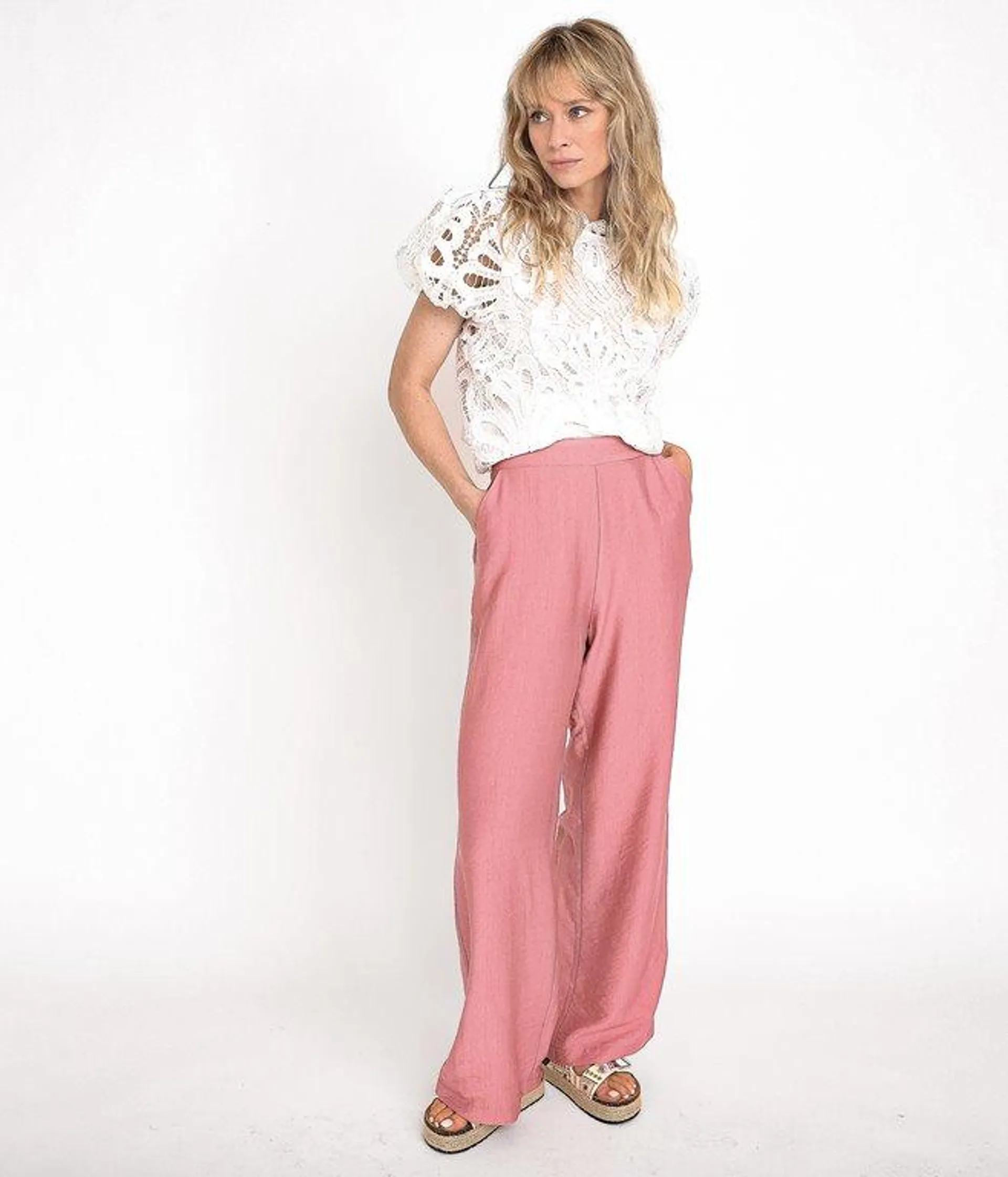 Pantalon large Lina