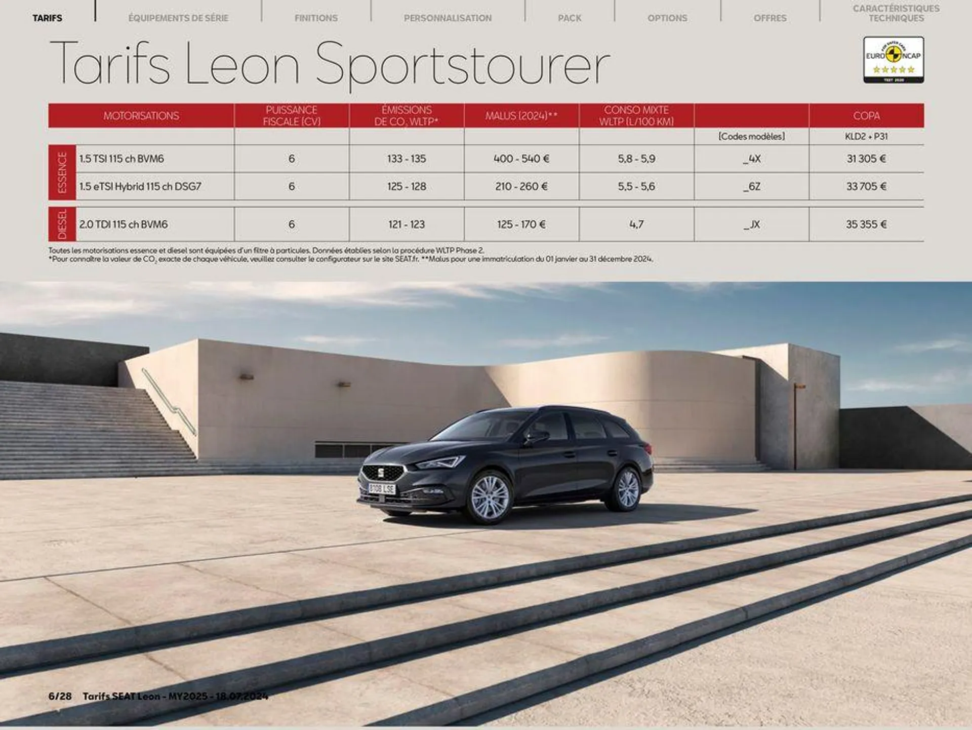 SEAT Leon 5 portes du 24 juillet au 24 juillet 2025 - Catalogue page 6