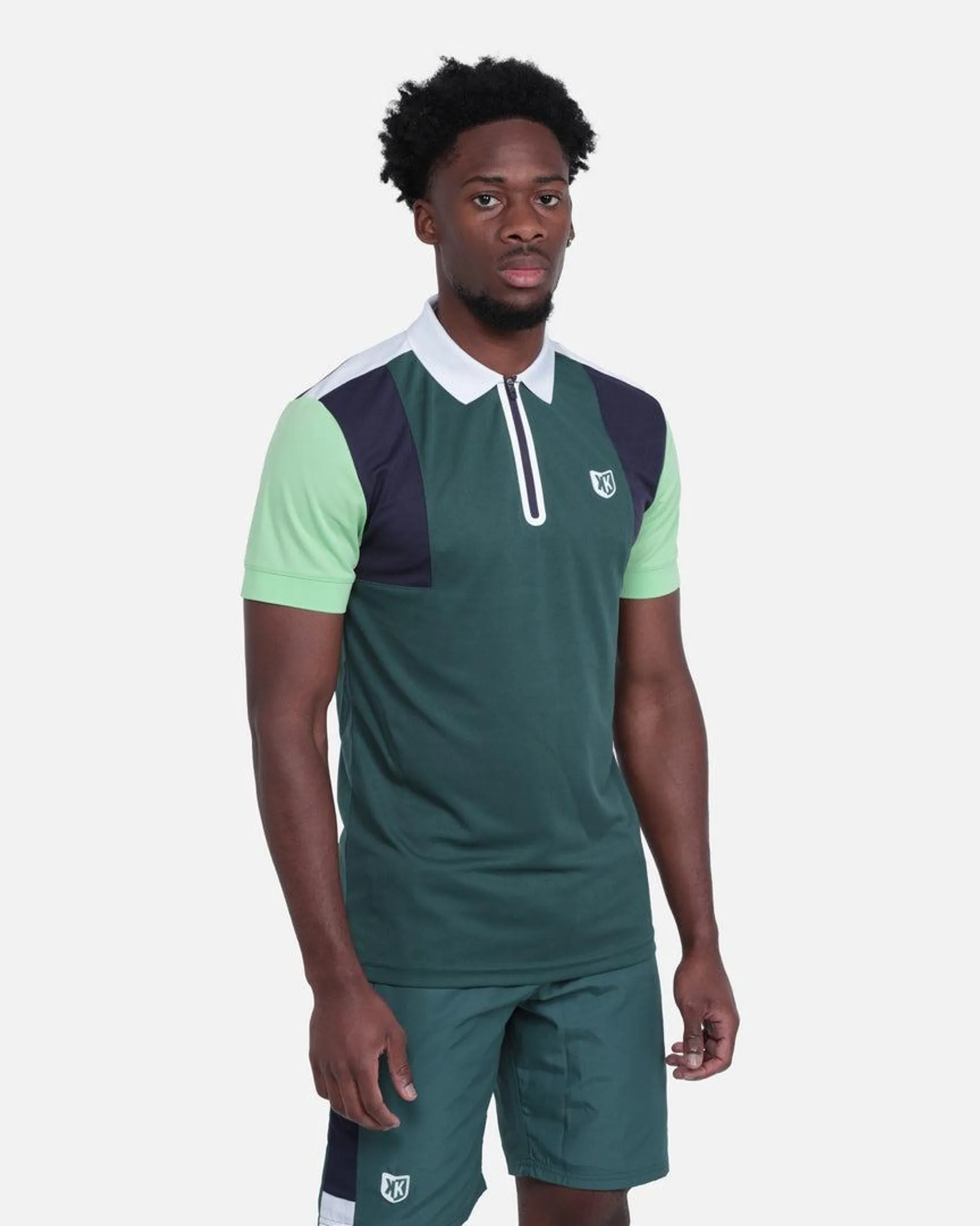 Polo FK Squad - Vert/Bleu/Blanc