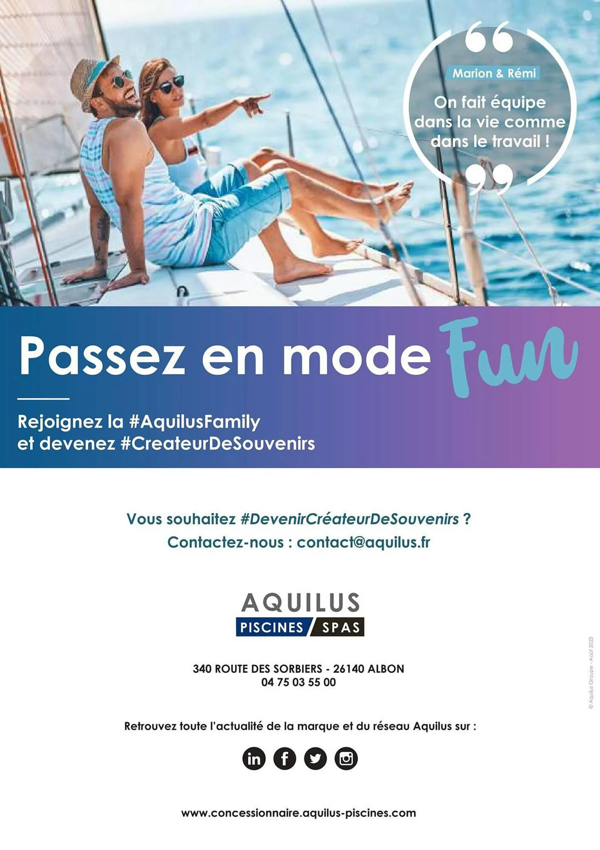 Catalogue Aquilus Piscines du 23 octobre au 31 décembre 2023 - Catalogue page 24