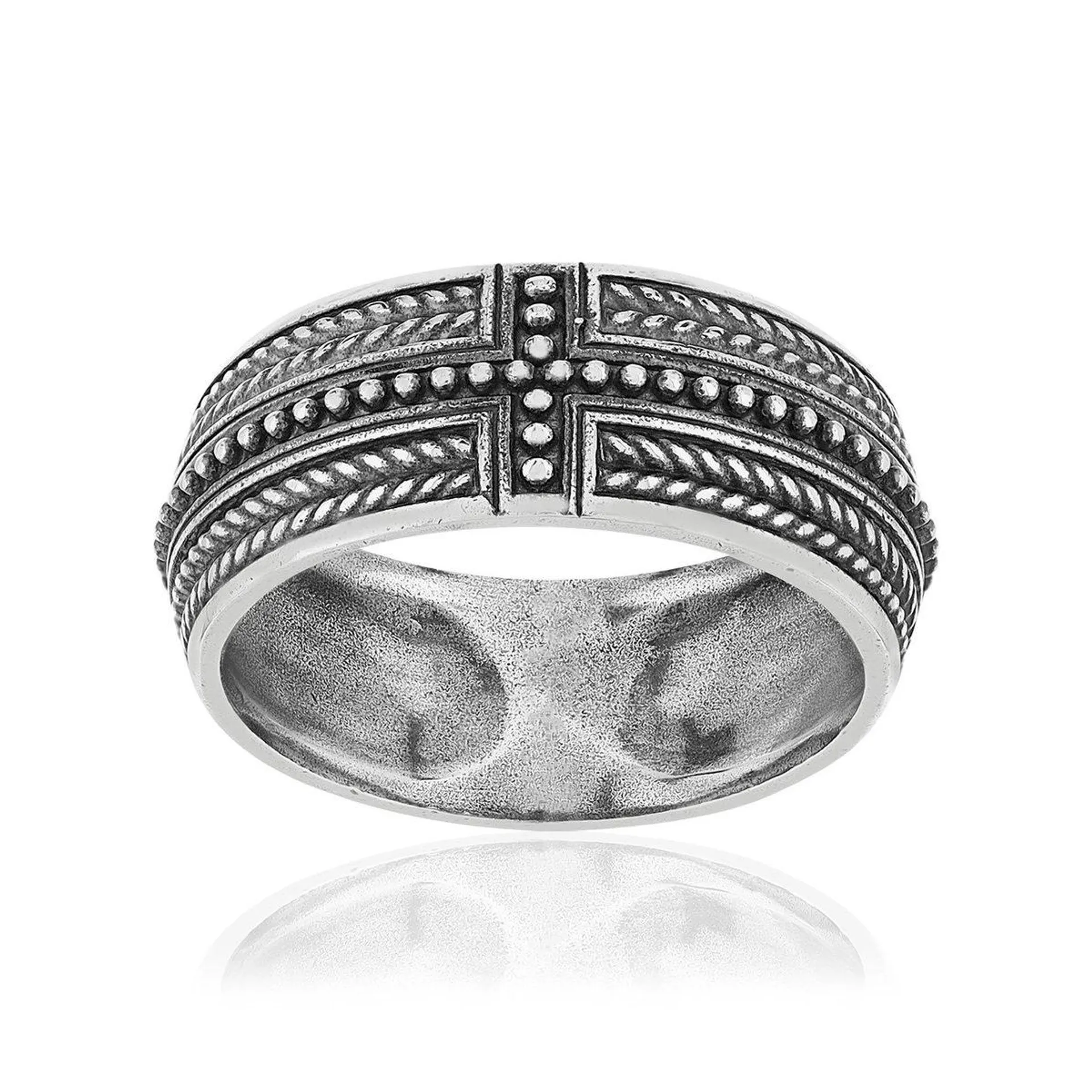 Bague argent 925 perlée