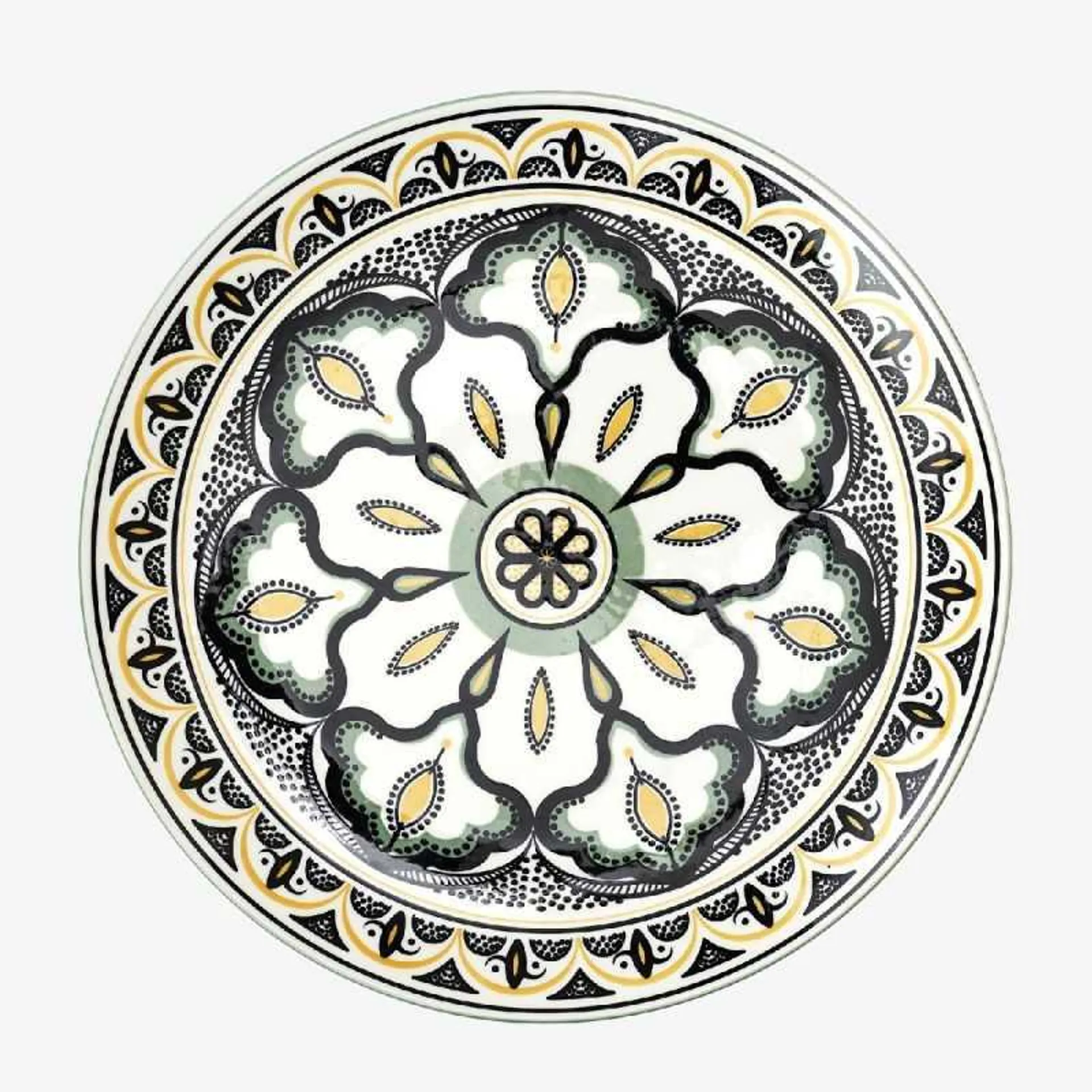 MANDALA assiette plate