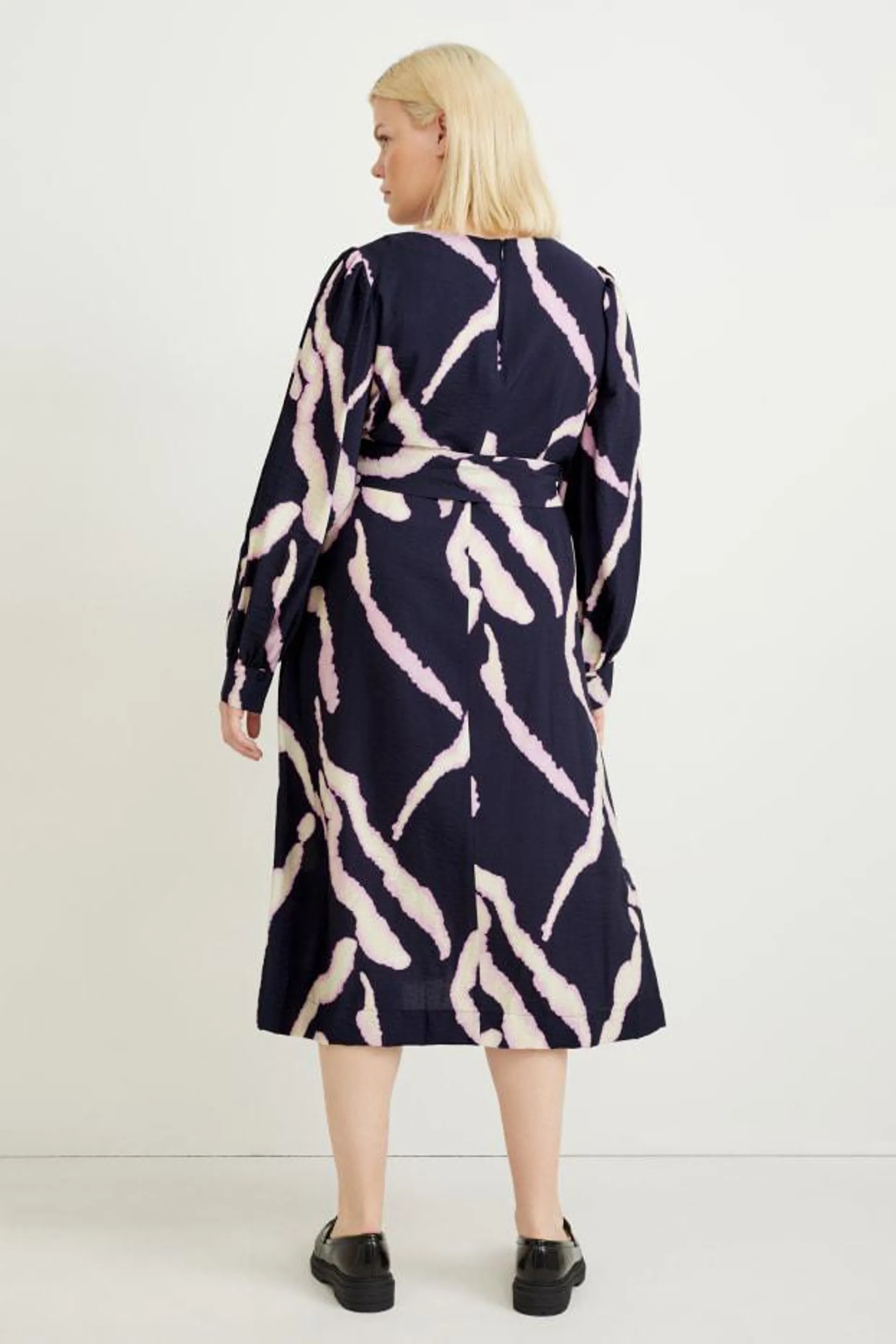 A-line dress - patterned