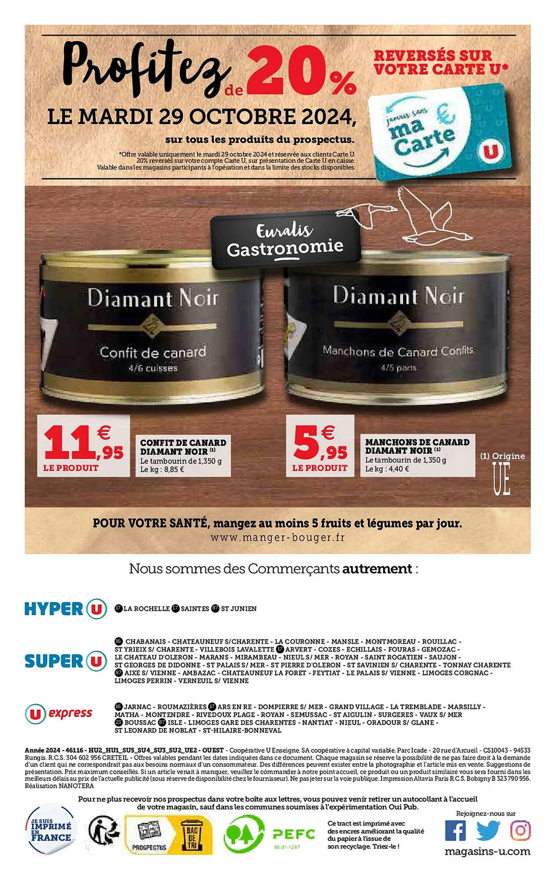 Catalogue Super U du 22 octobre au 3 novembre 2024 - Catalogue page 12