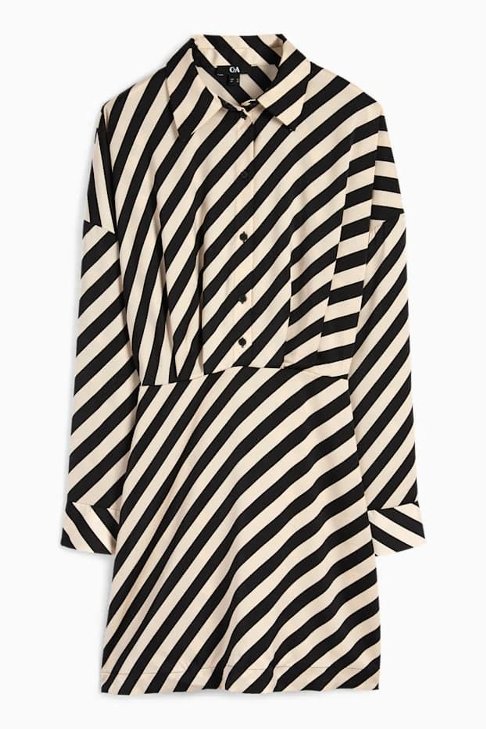 Shirt dress - striped