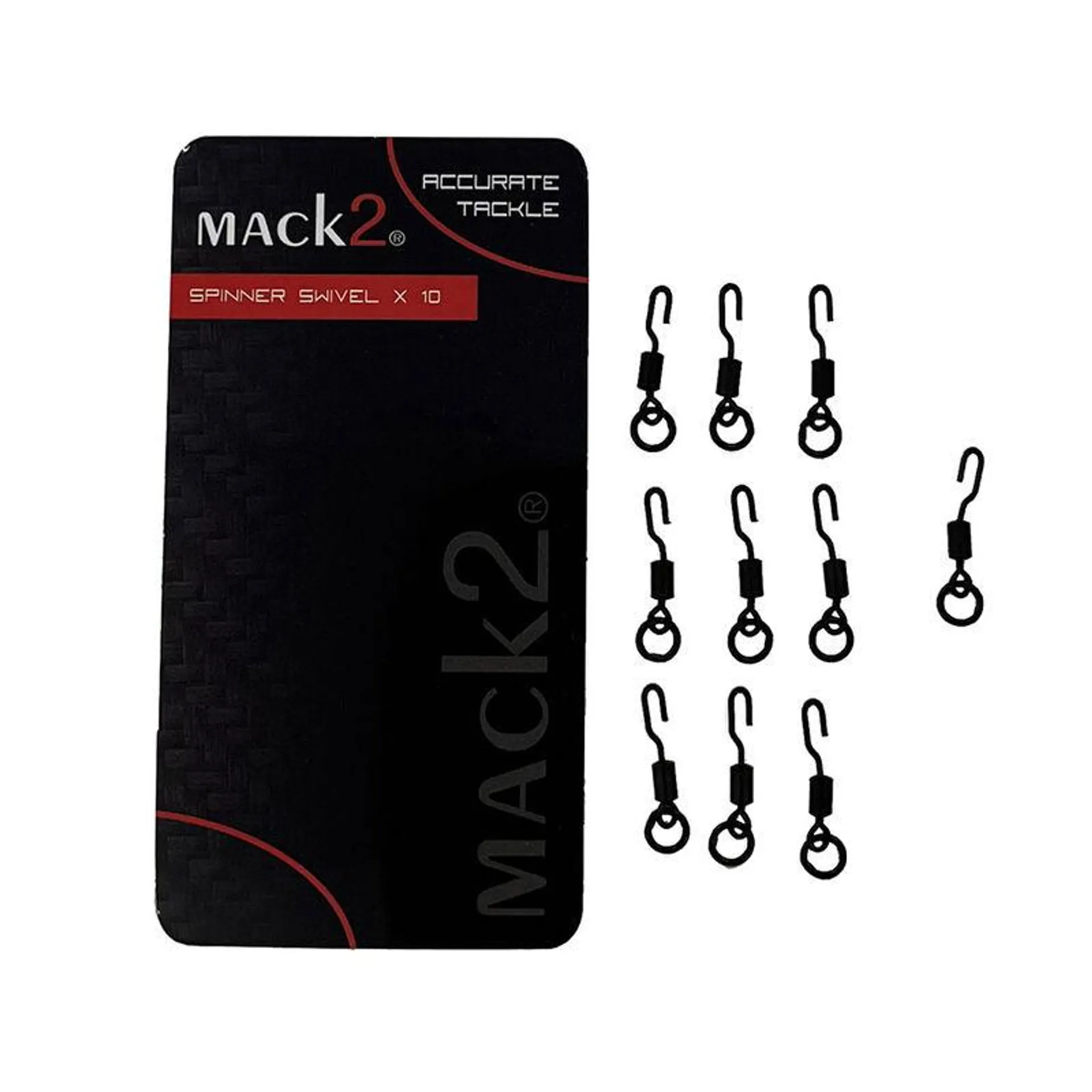 Emerillons Mack2 Spinner Swivel x10