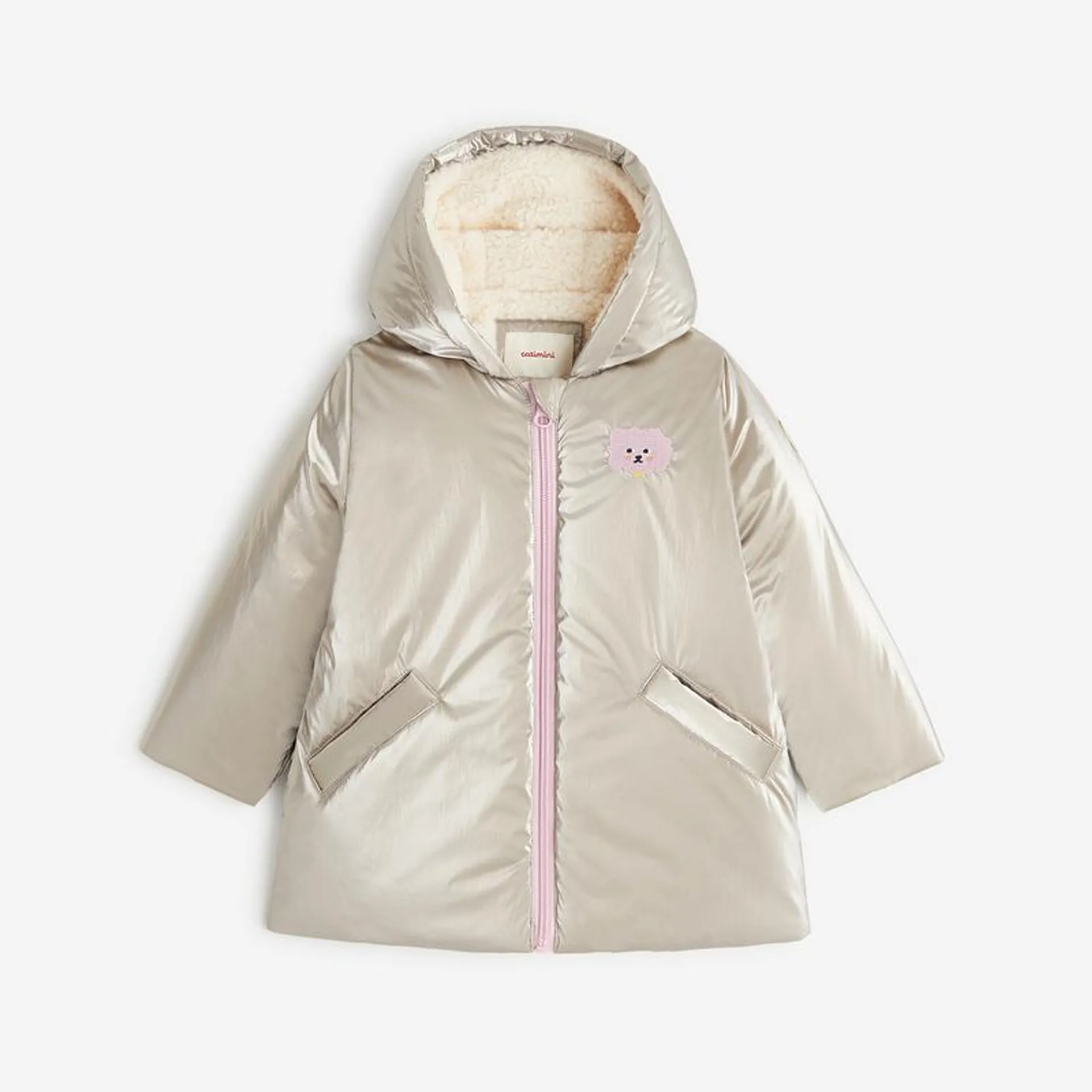 Manteau bébé fille doré jaune Catimini