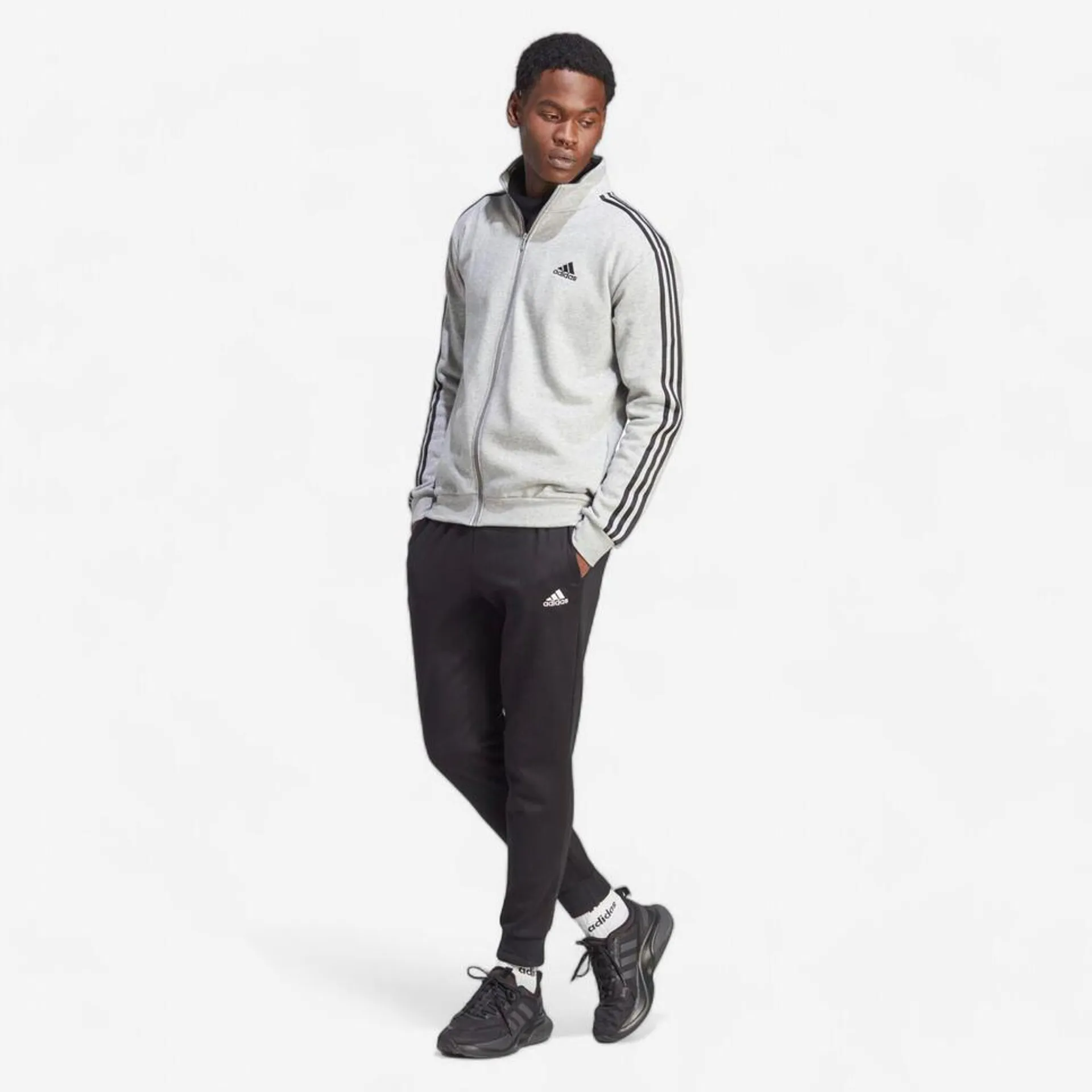 SURVETEMENT DE FITNESS SOFT TRAINING ADIDAS HOMME GRIS NOIR