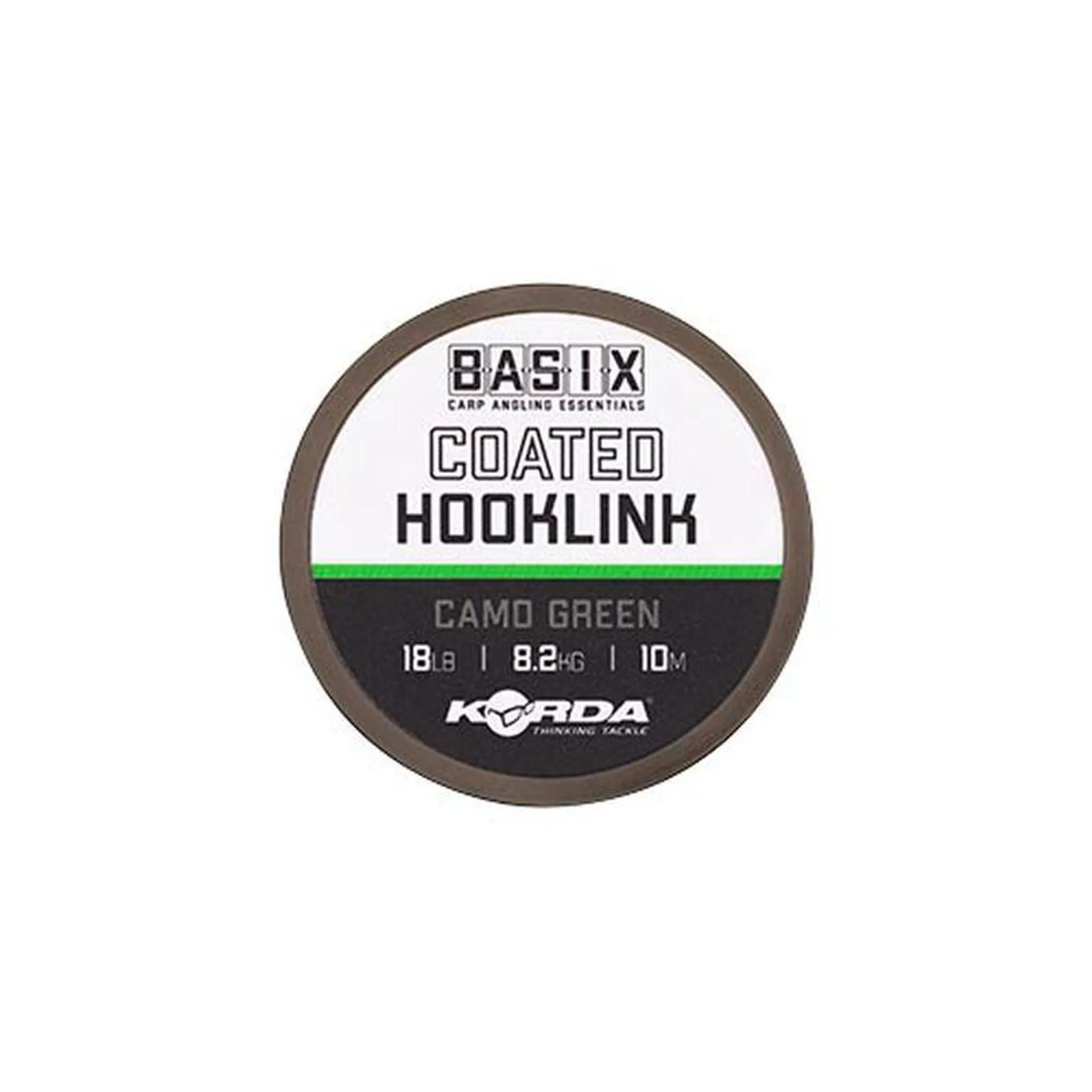 Tresse à bas de ligne korda basix coated hooklink 10m