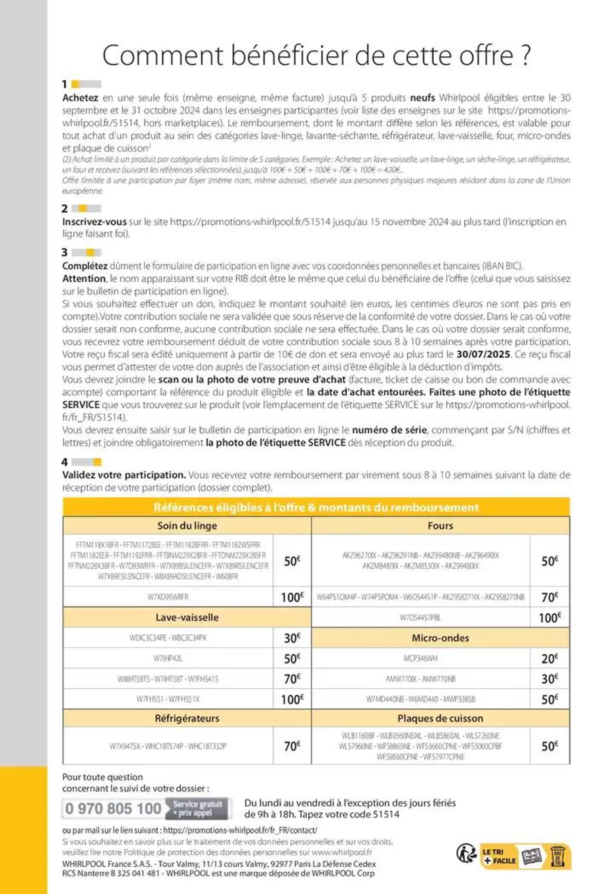 Jusqu'à 100€ remboursés du 30 septembre au 31 octobre 2024 - Catalogue page 2