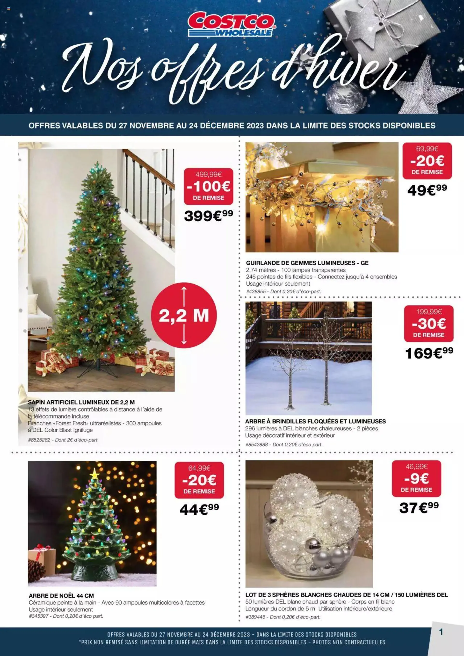 Costco Nos offres d'hiver
