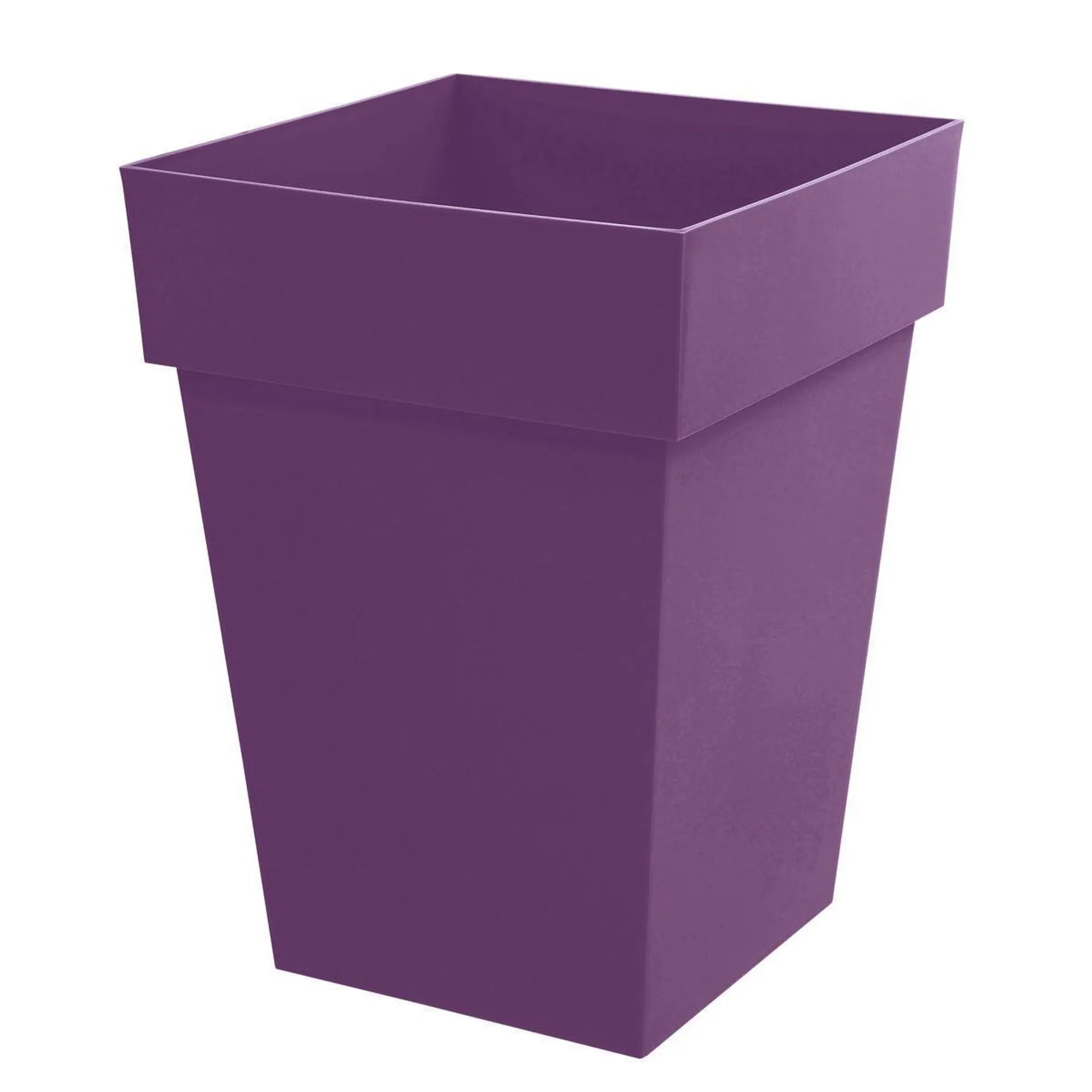 Pot Toscane mi-haut - L 39 x H 53 x l 39 cm - Différents coloris - Violet