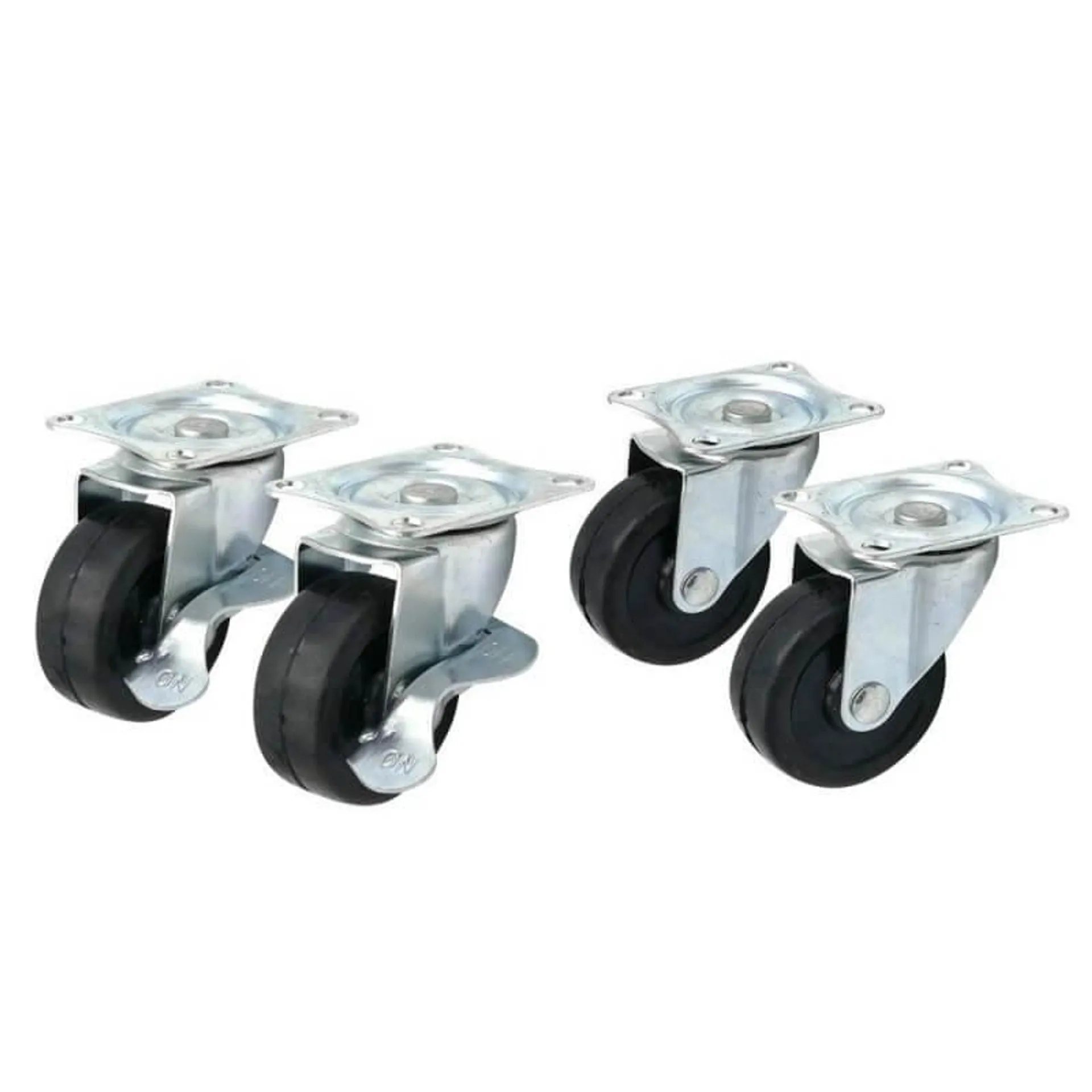 Roulettes pivotantes 50 mm - Lot de 4