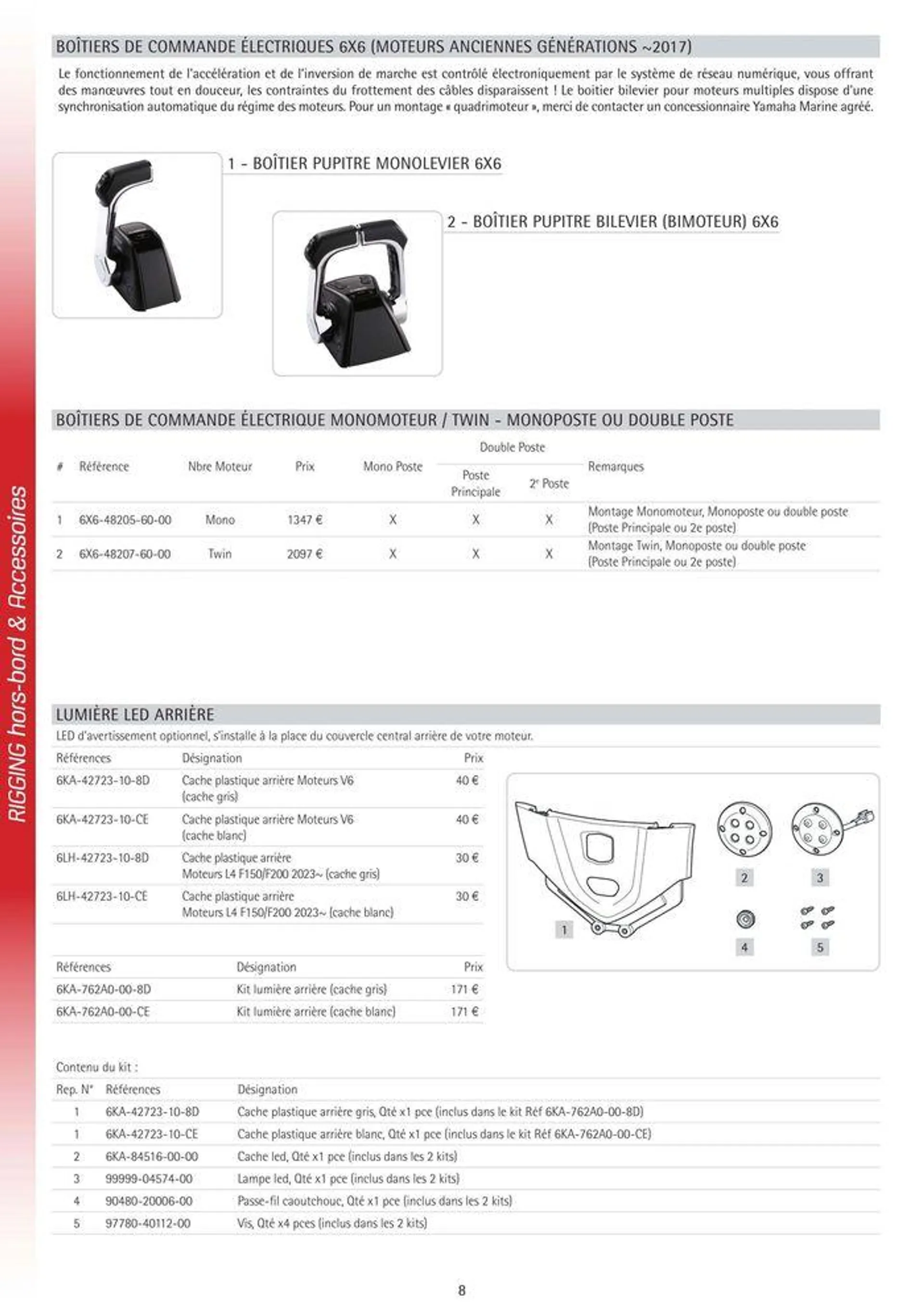 Catalogue Yamaha Marine - Accessoires Marine 2024 - 91