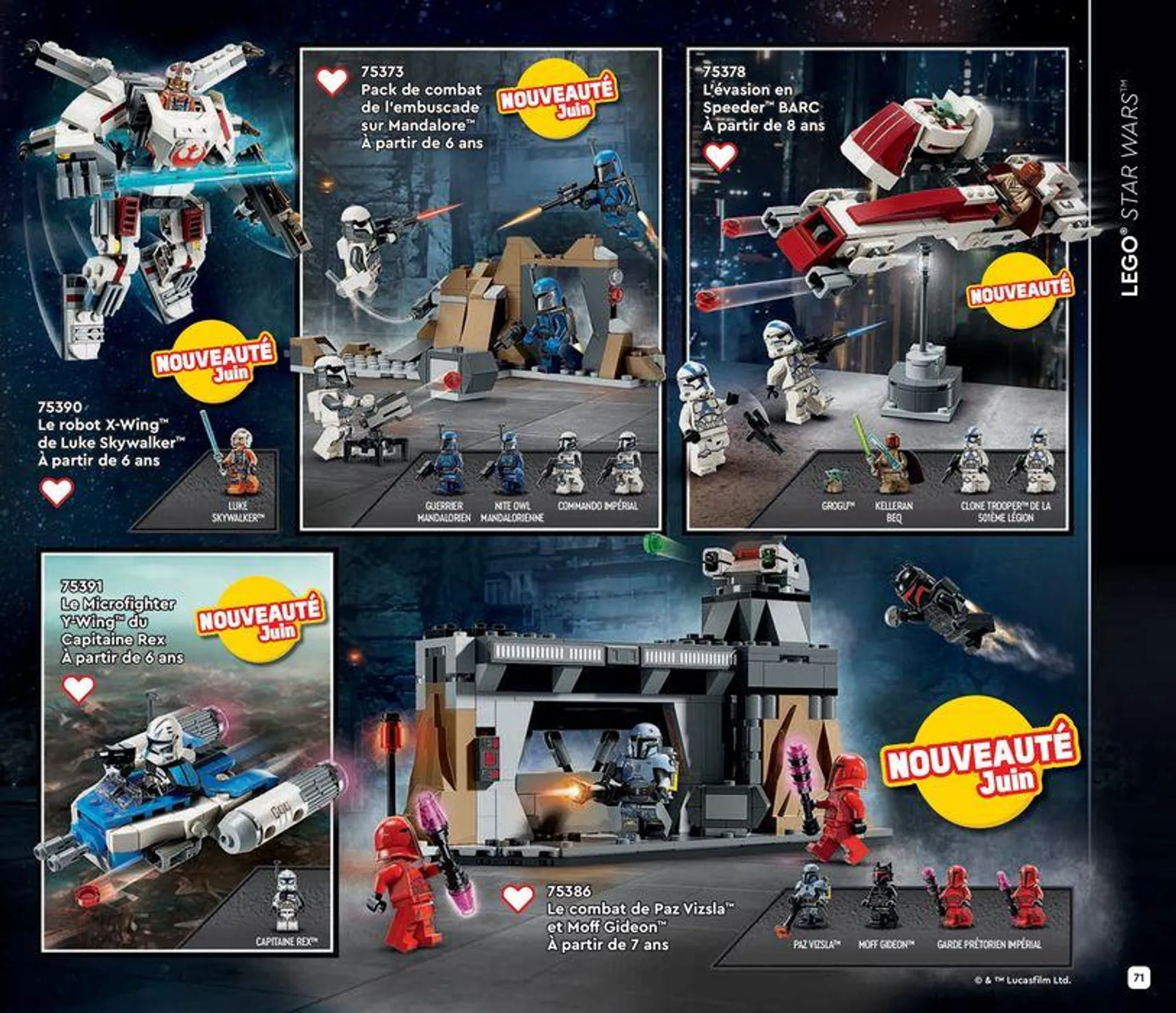 LEGO 2024 du 1 juillet au 31 décembre 2024 - Catalogue page 71