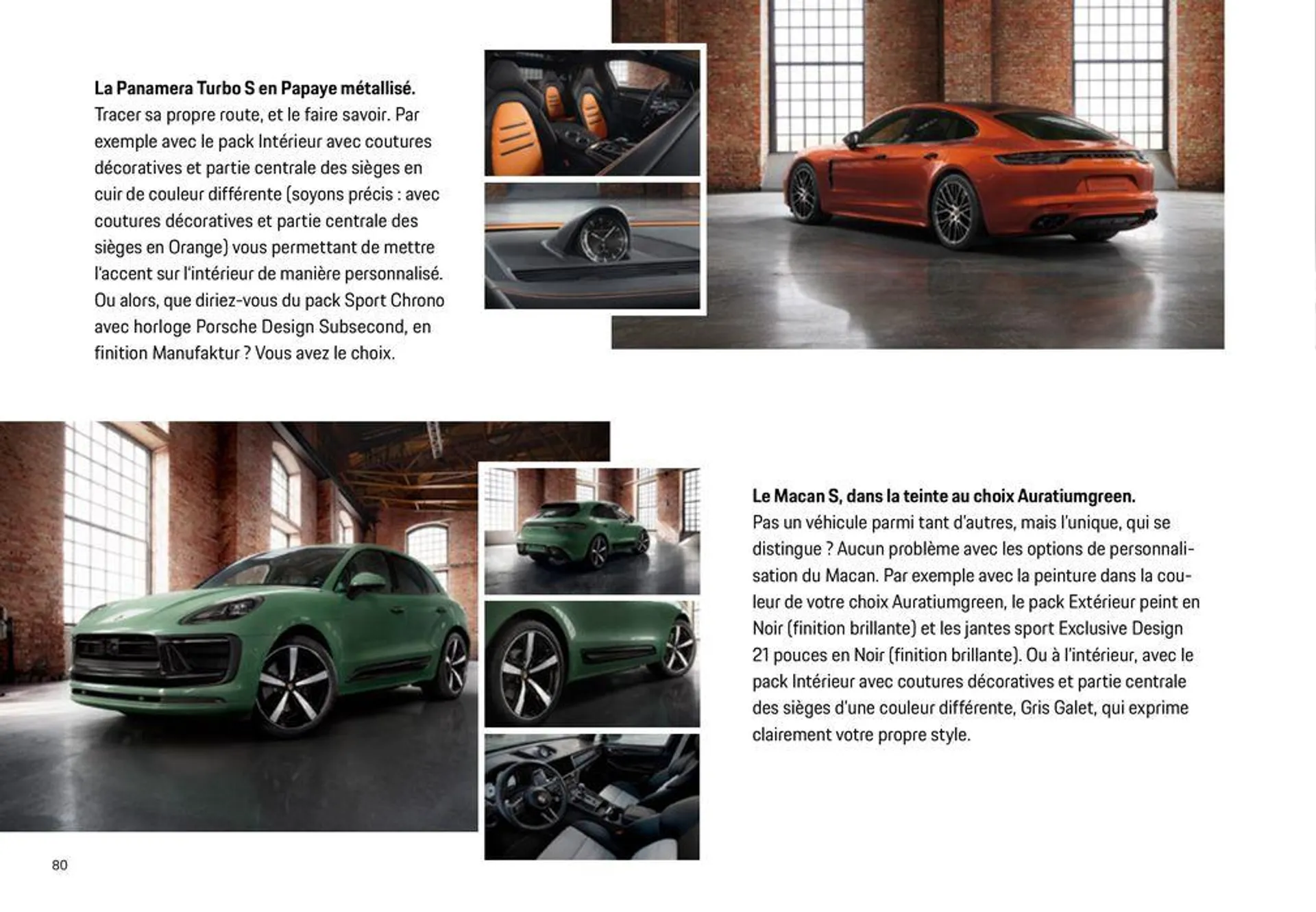 Modèles Porsche du 12 décembre au 31 décembre 2024 - Catalogue page 80