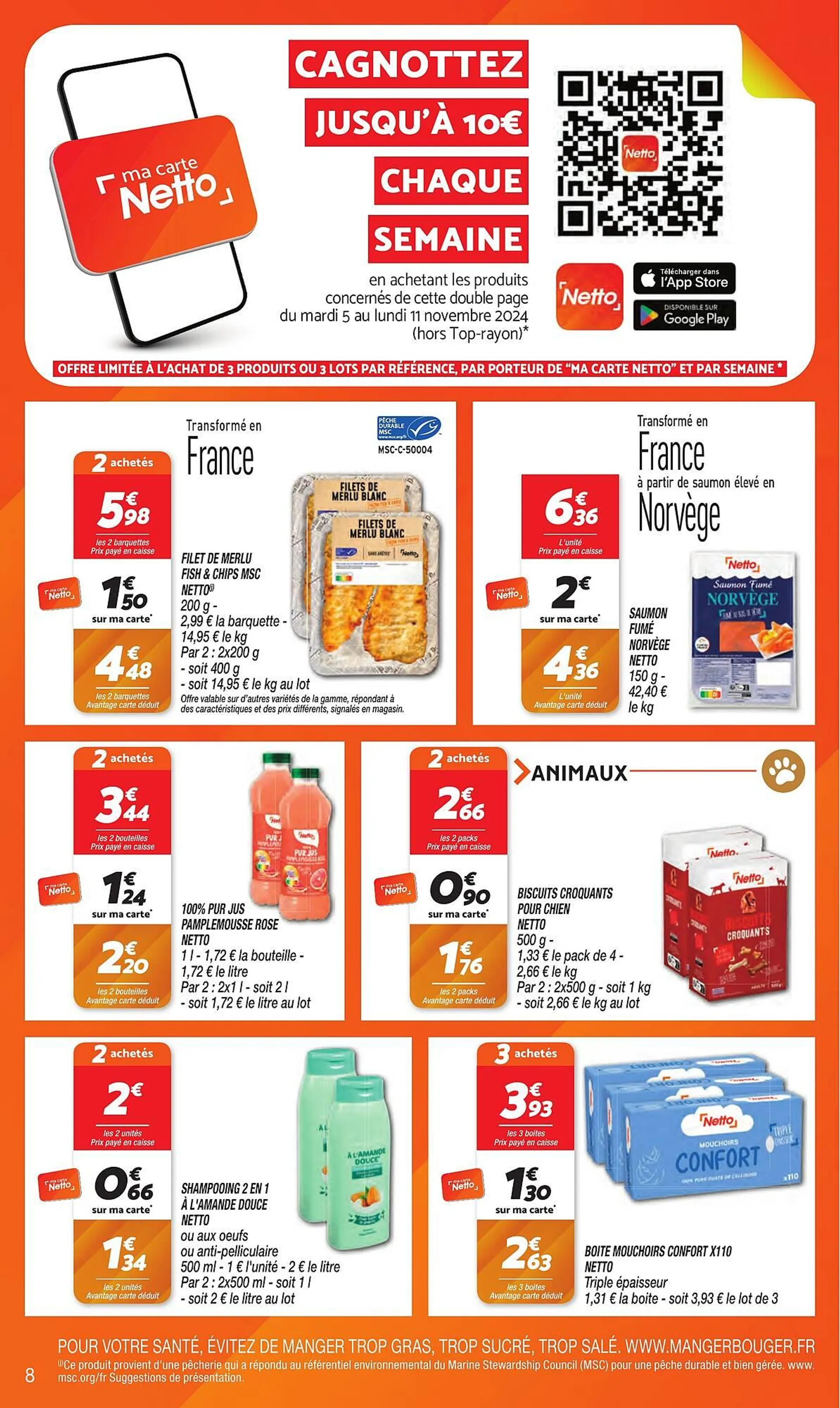 Catalogue Netto du 5 novembre au 11 novembre 2024 - Catalogue page 8