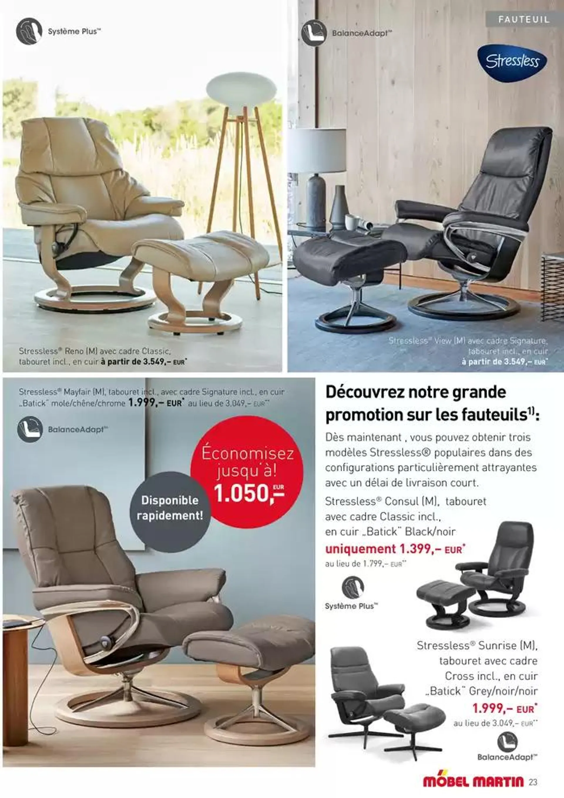 Salon confortable du 1 octobre au 31 décembre 2024 - Catalogue page 23