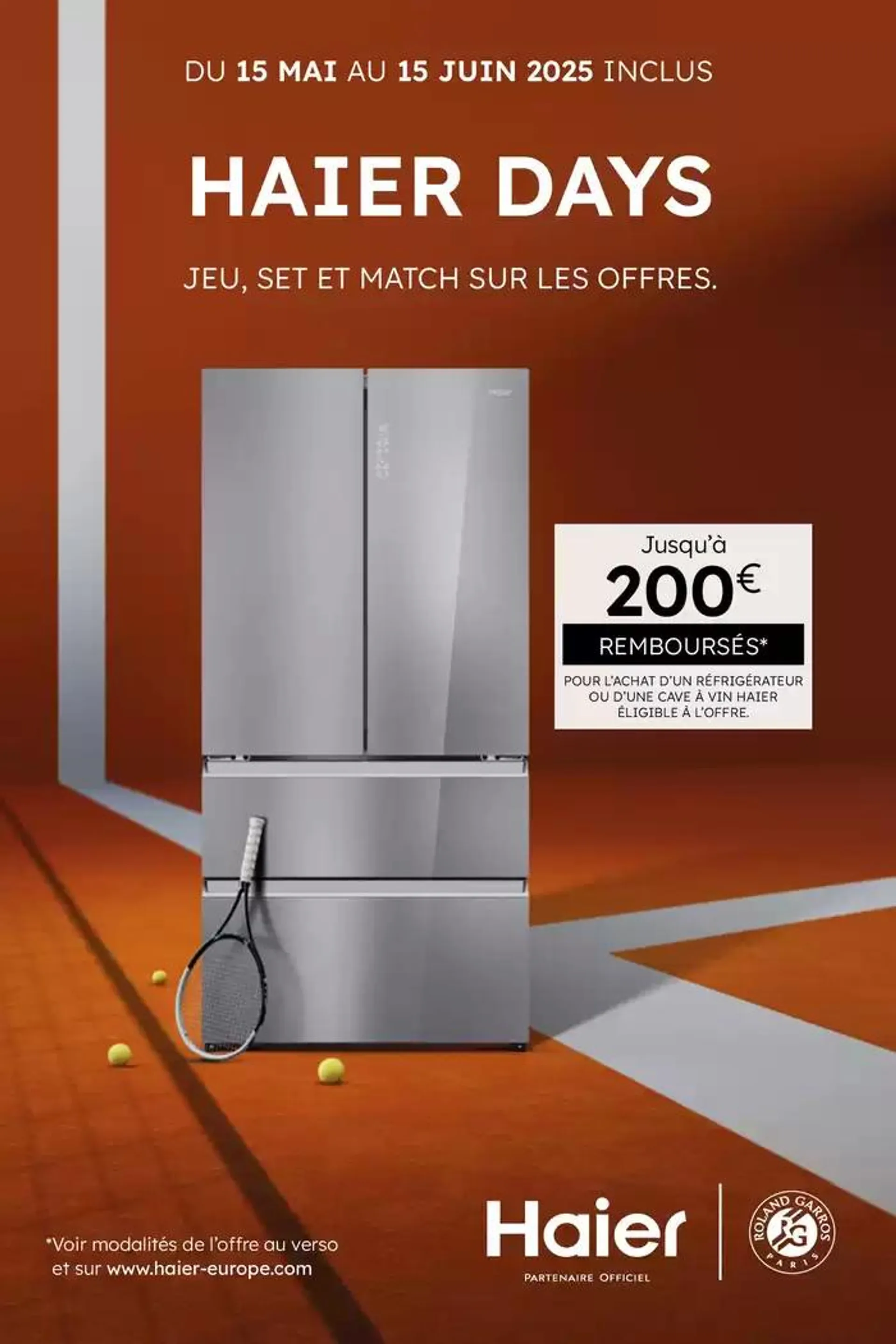 Haier Jusquà 200€ remboursés - 1