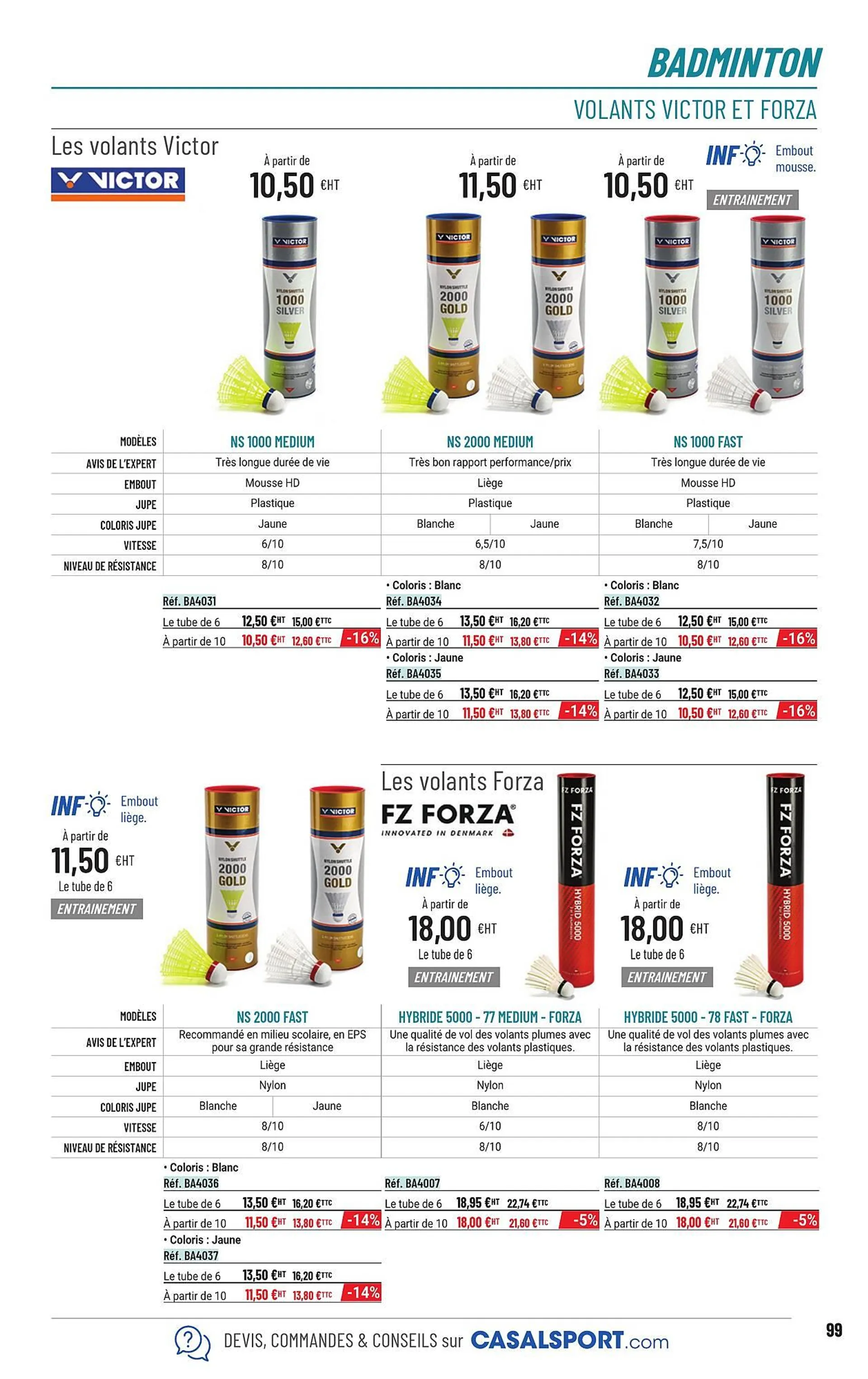 Catalogue Casal Sport du 1 février au 28 décembre 2024 - Catalogue page 59