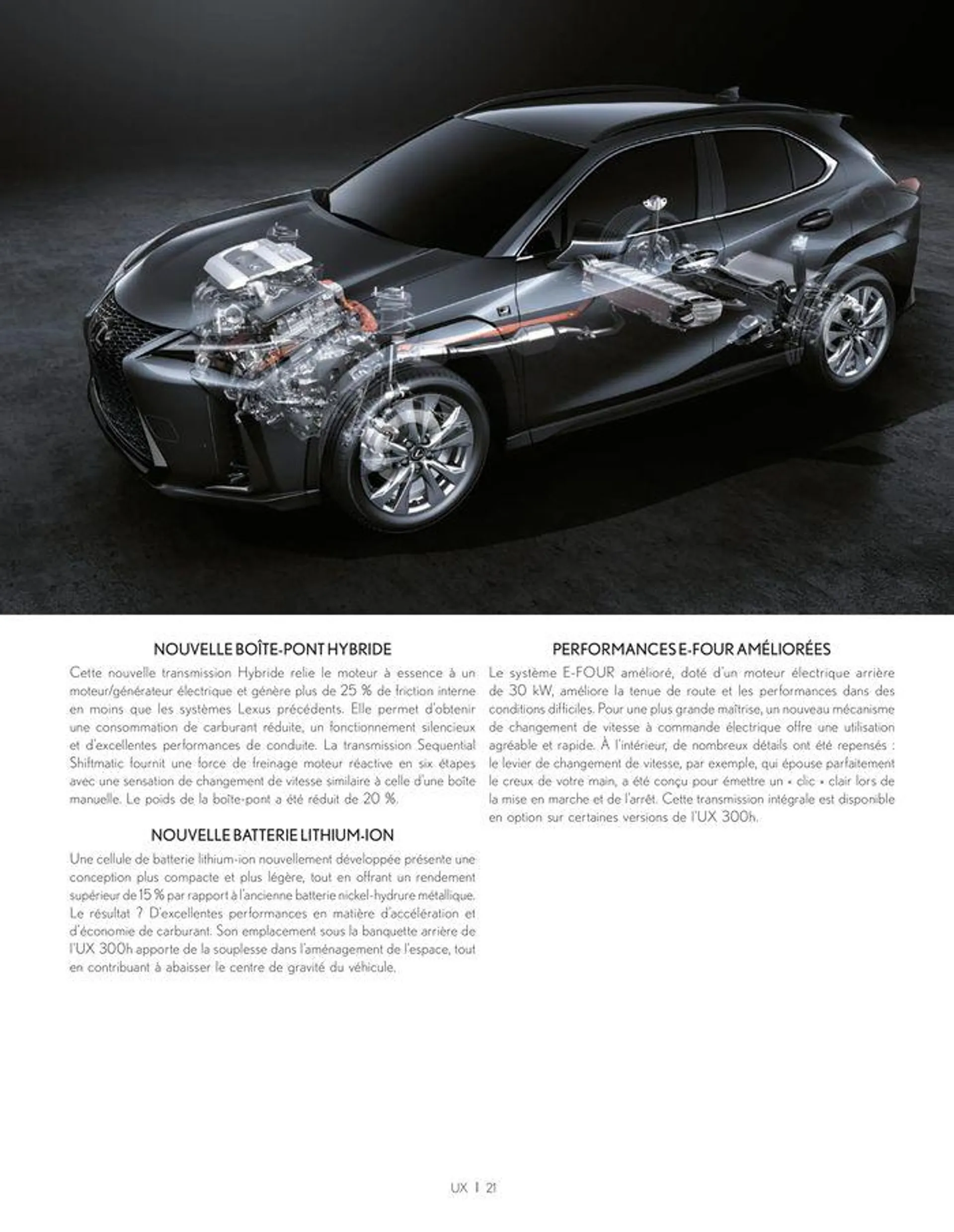 Lexus HYBRIDE AUTO-RECHARGEABLE du 24 juin au 28 février 2025 - Catalogue page 21