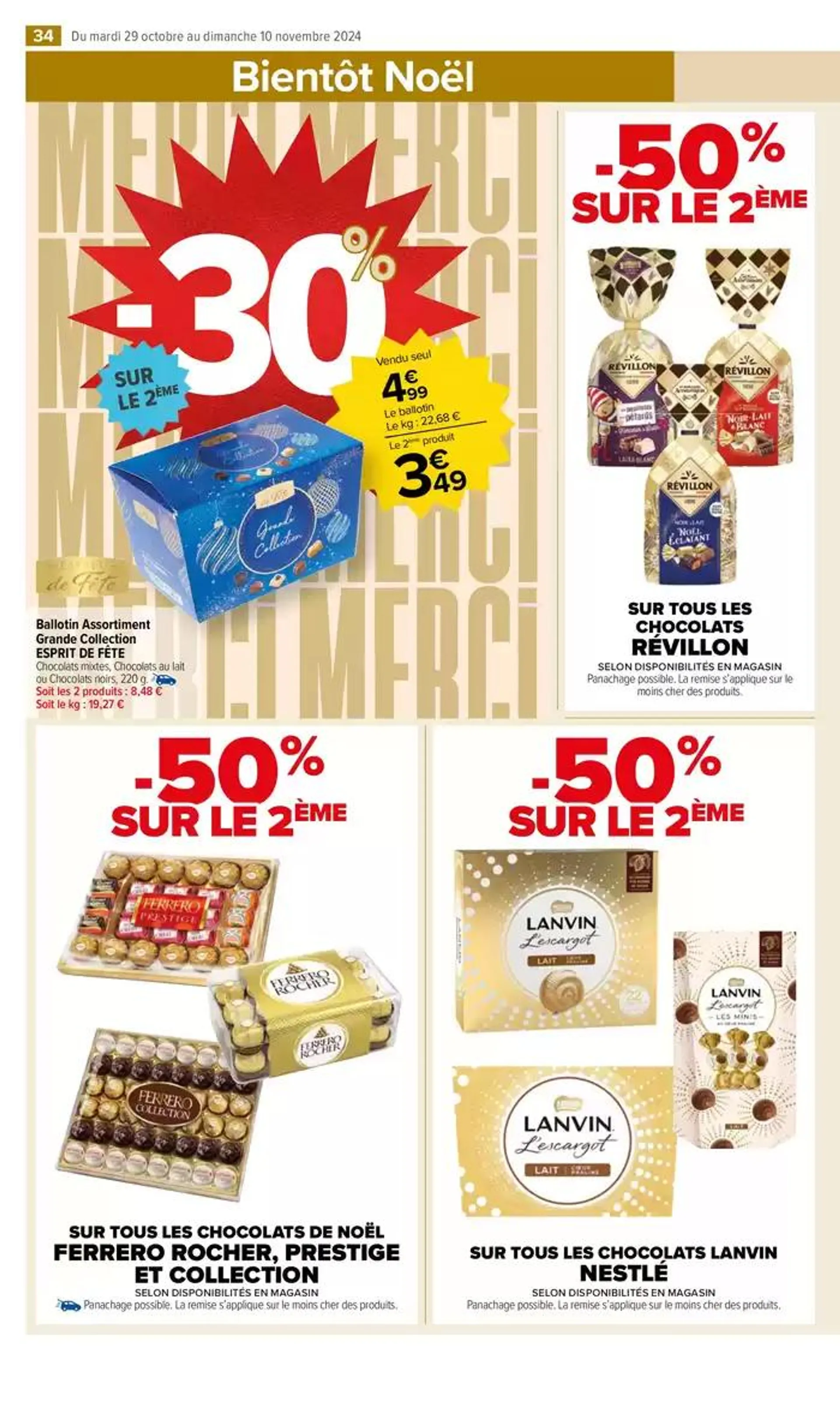 20 ANS DE FIDÉLITÉ, ÇA SE FÊTE du 29 octobre au 10 novembre 2024 - Catalogue page 36