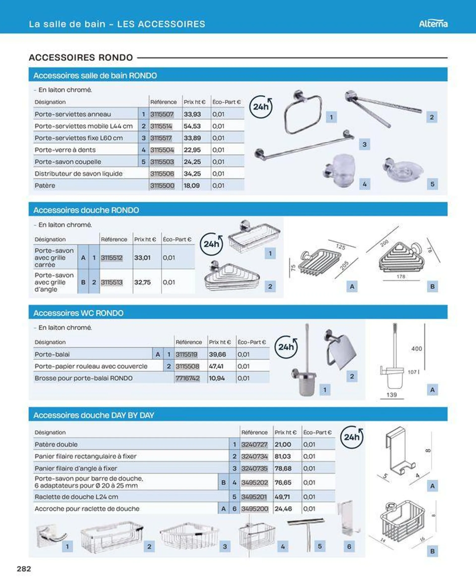 La salle de bain en toute sérénité du 2 juillet au 31 décembre 2024 - Catalogue page 282