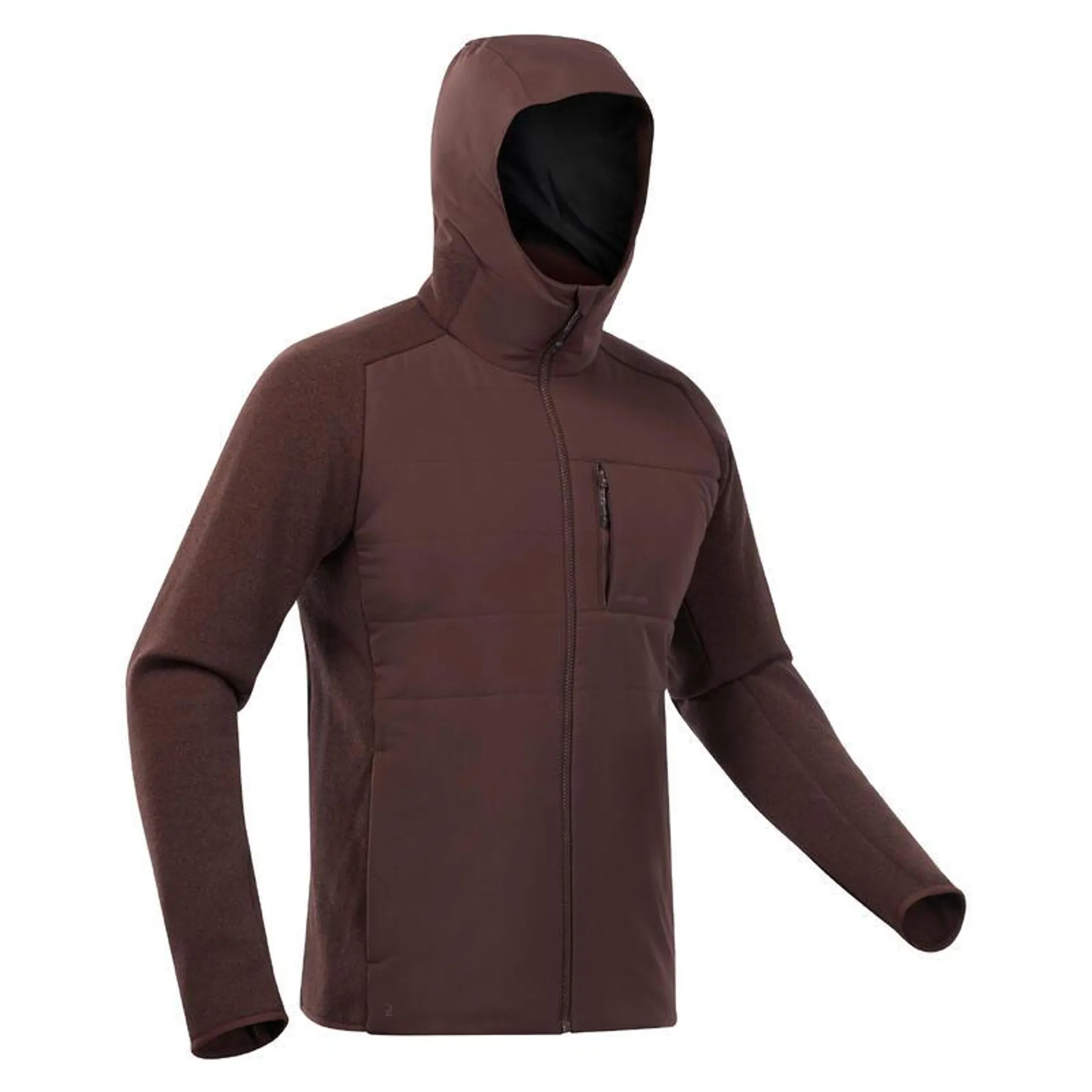 Sweat à capuche de randonnée - NH500 Hybride - Homme