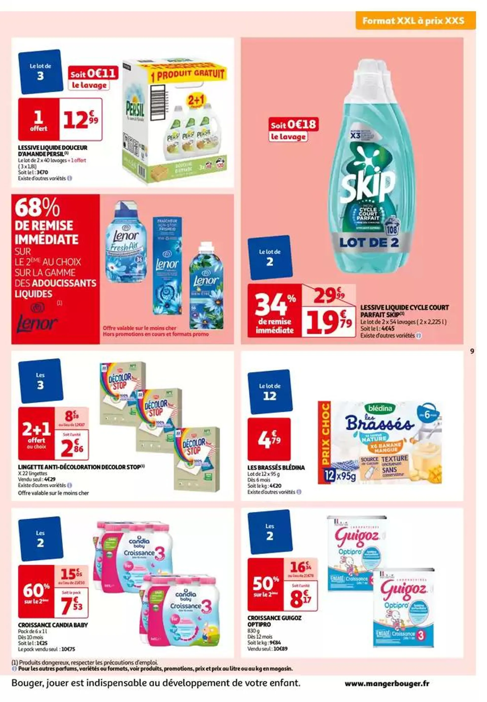 Top depart : 25 jours Auchan  du 29 octobre au 4 novembre 2024 - Catalogue page 9