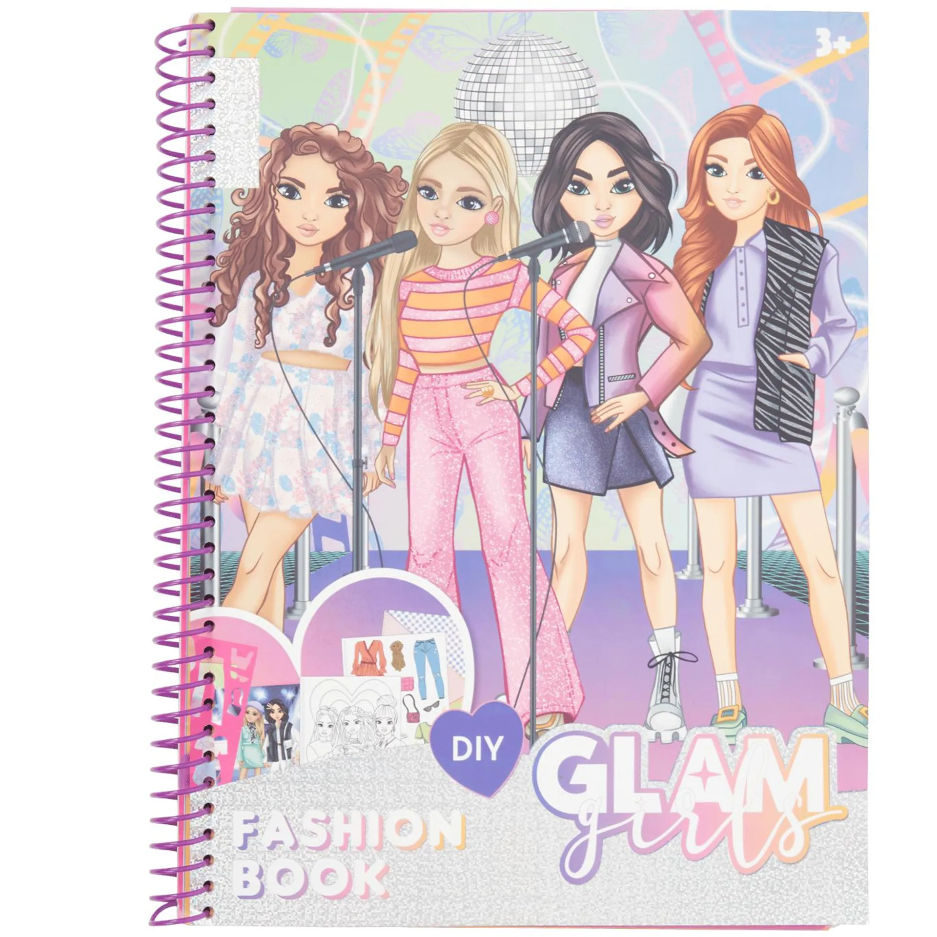 Livre d'activités mode Glam Girls