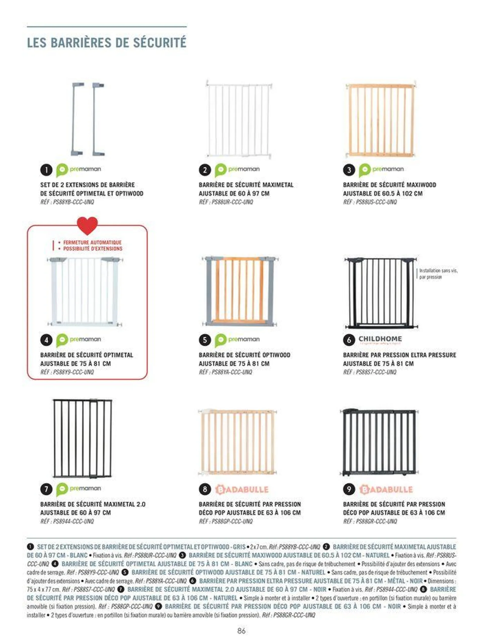 Catalogue 2024 du 22 août au 31 décembre 2024 - Catalogue page 86