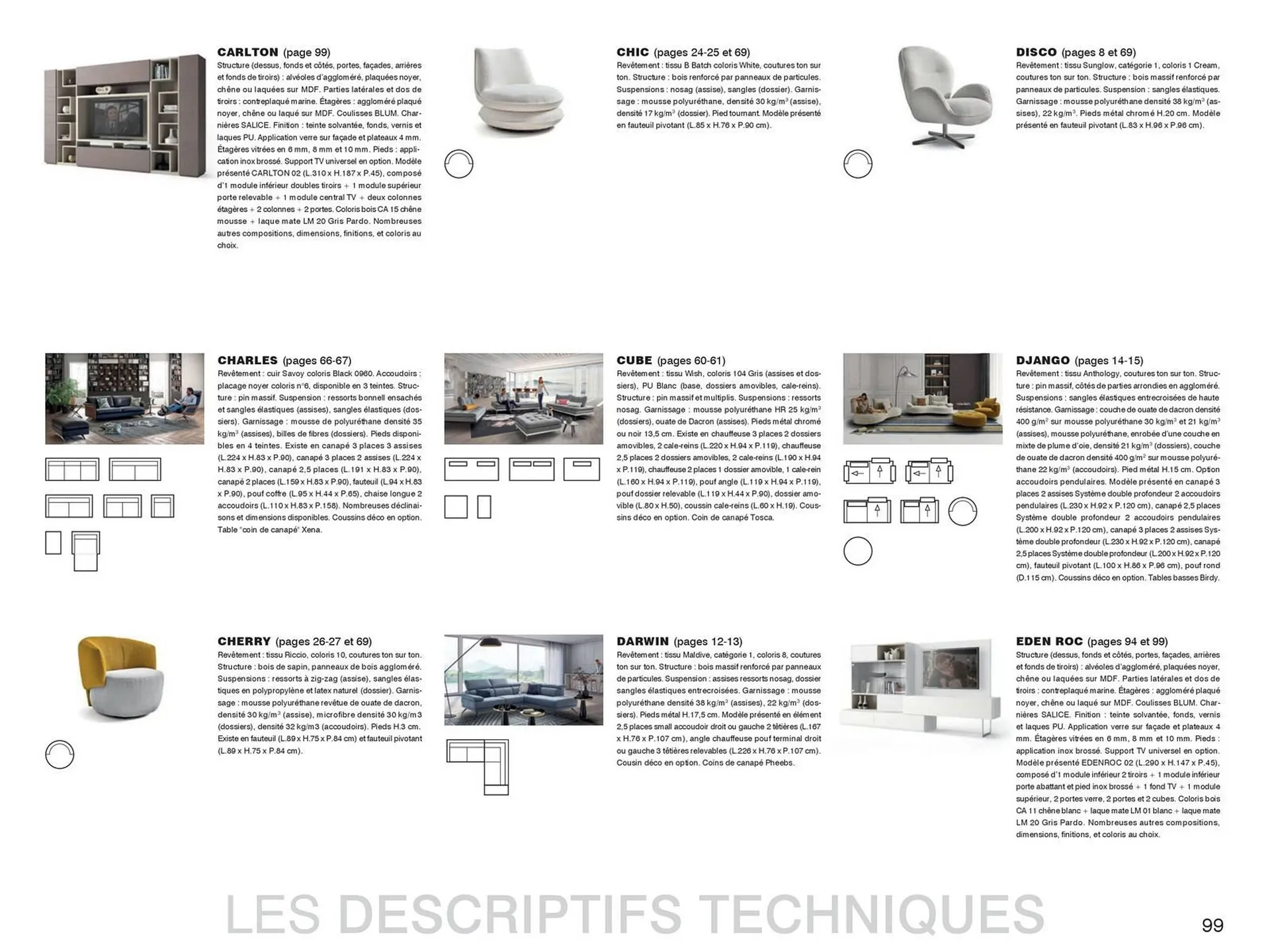 Catalogue Home Salons du 14 février au 30 novembre 2024 - Catalogue page 99