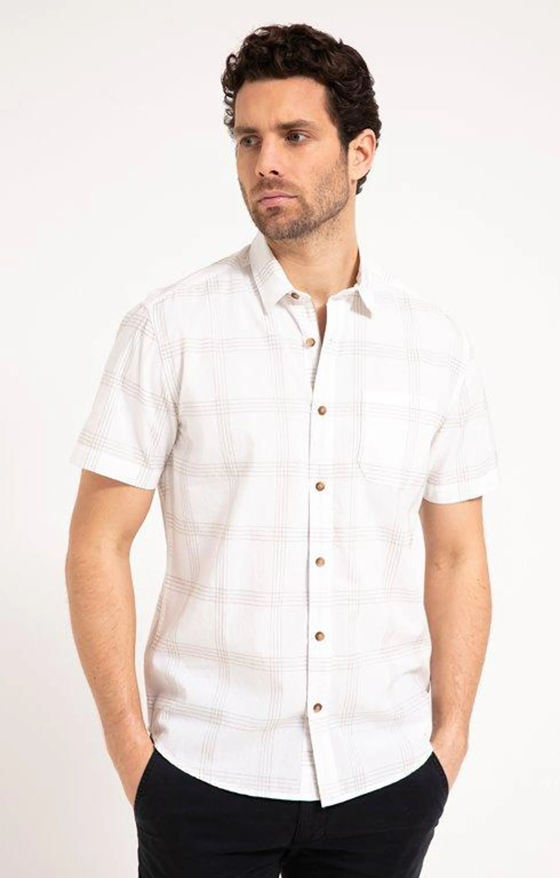 Chemise manches courtes TOPSTITCH