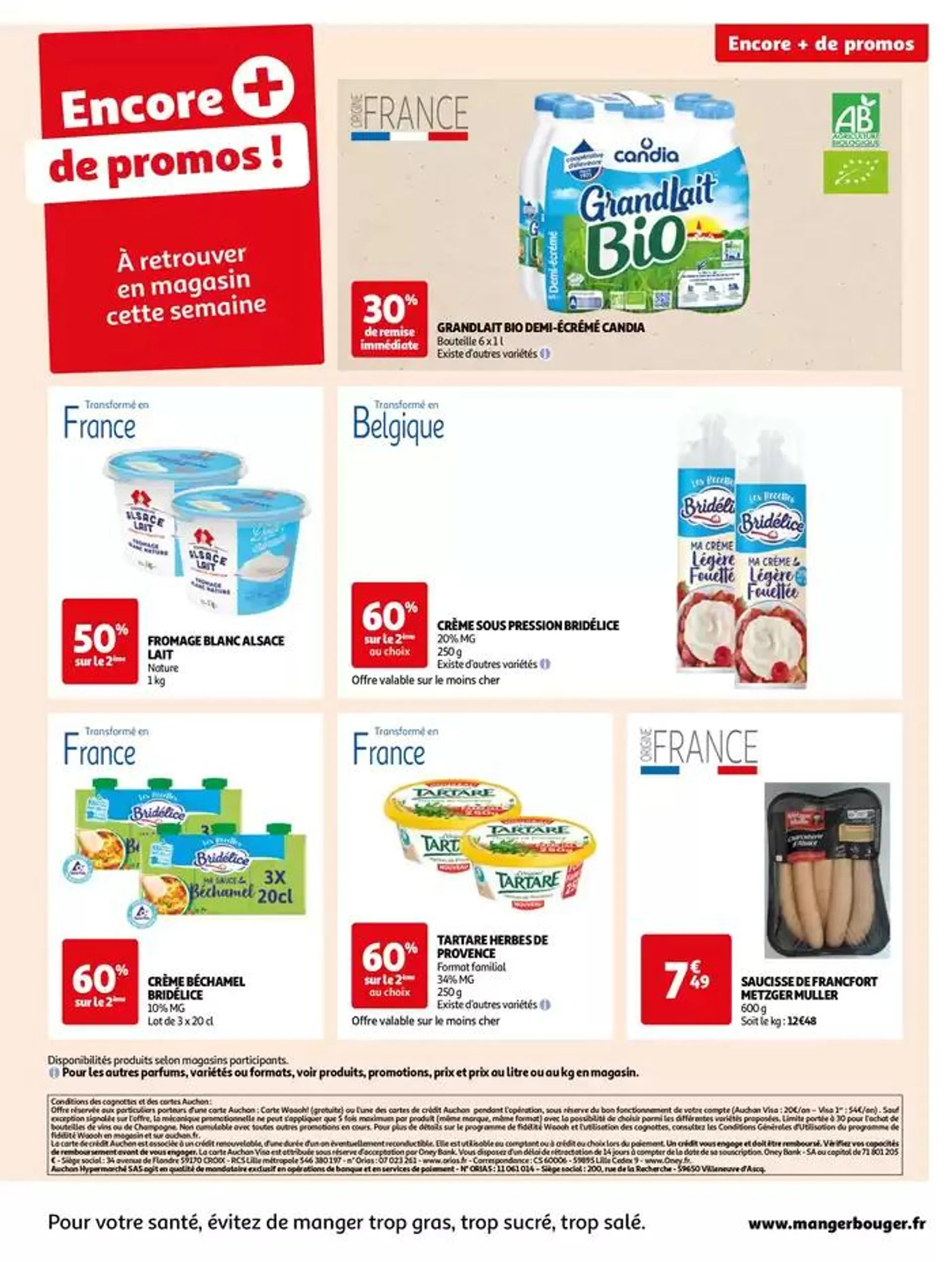 Une semaine d'offres à prix cassés  du 22 octobre au 28 octobre 2024 - Catalogue page 68