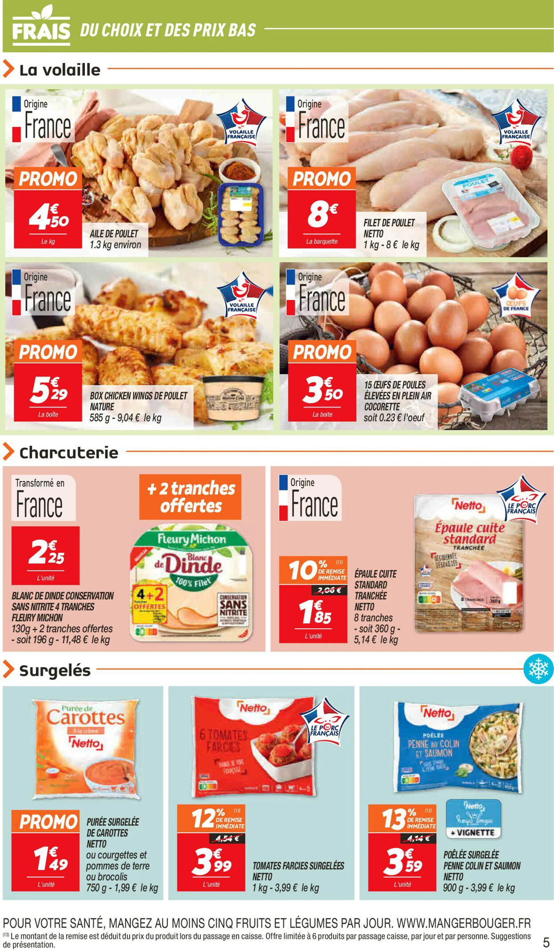 Netto Catalogue actuel du 18 octobre au 24 octobre 2023 - Catalogue page 5