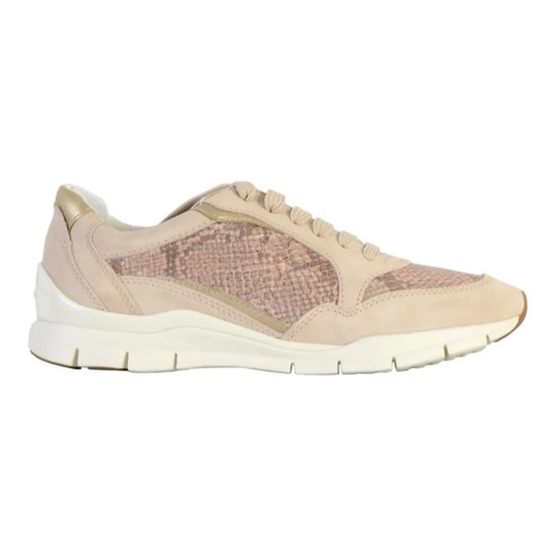 Basket Cuir Geox Sukie - Rose Or