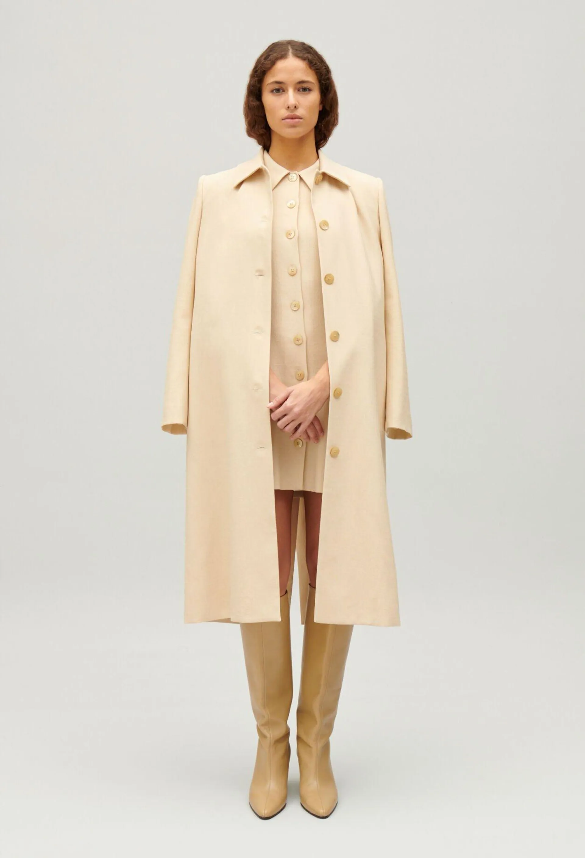 Manteau beige