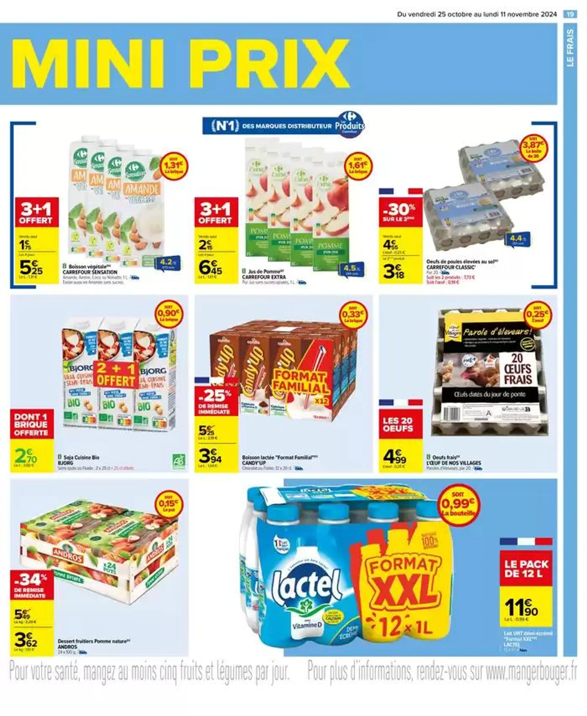 MAXI FORMAT MINI PRIX du 25 octobre au 11 novembre 2024 - Catalogue page 19