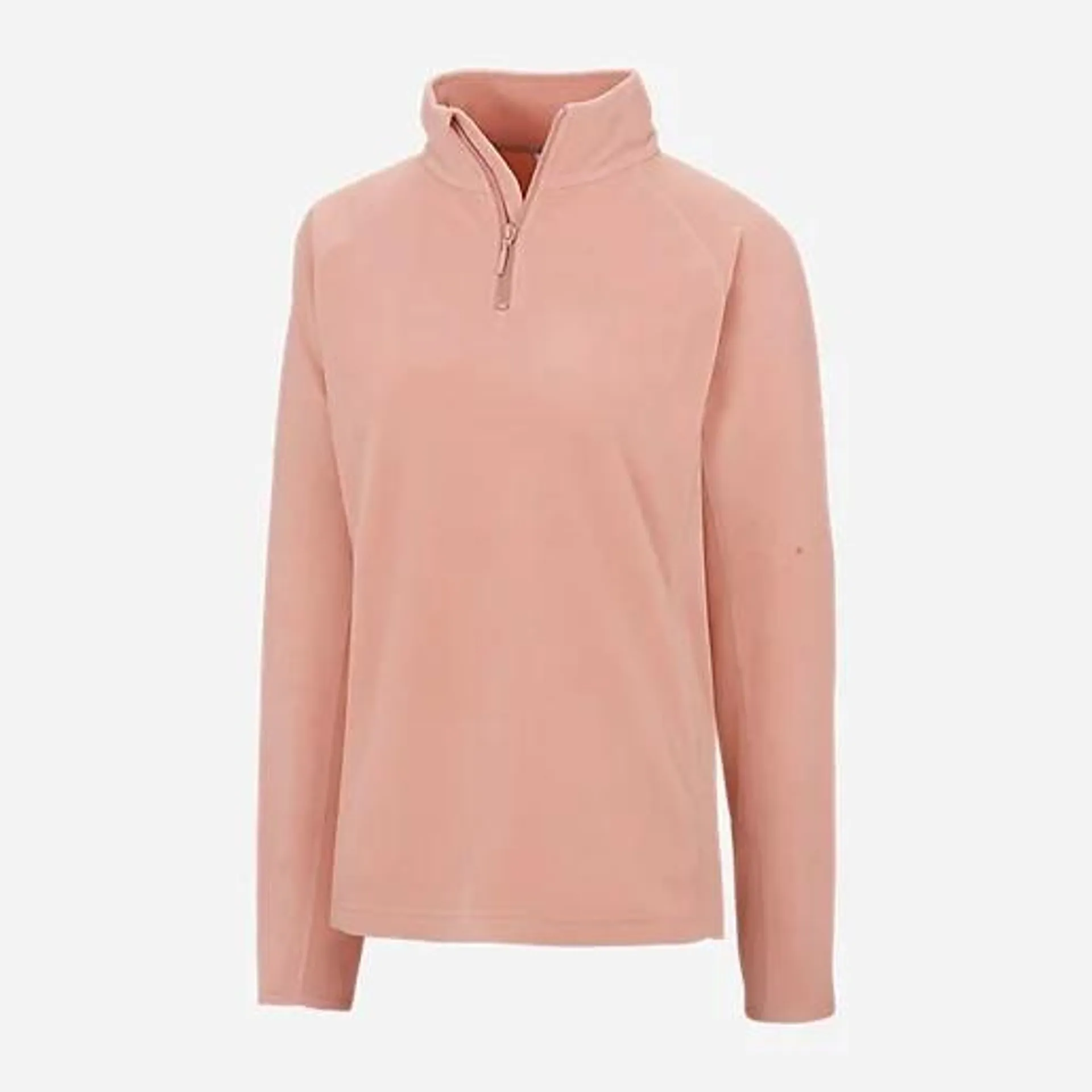 Polaire demi-zip femme Norvege ROSE