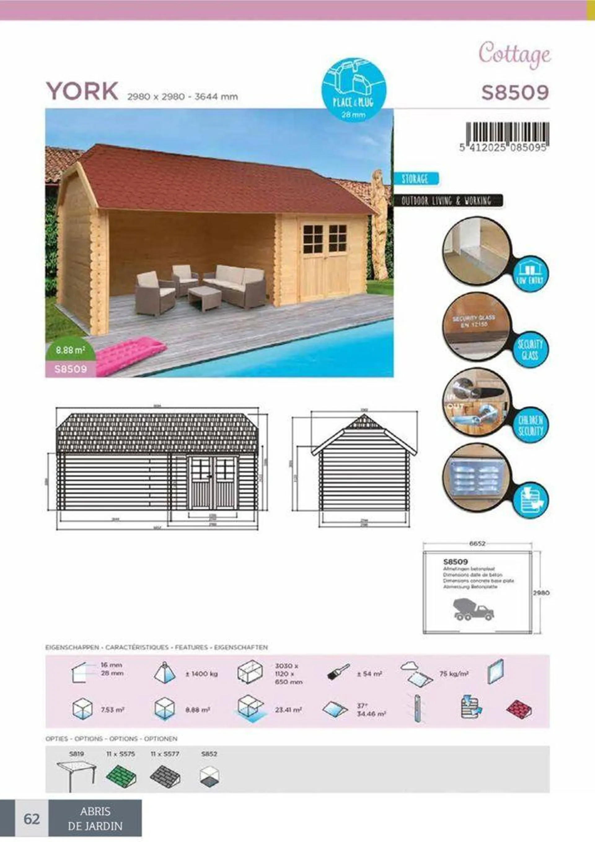 Abris de Jardin du 31 janvier au 31 décembre 2024 - Catalogue page 62