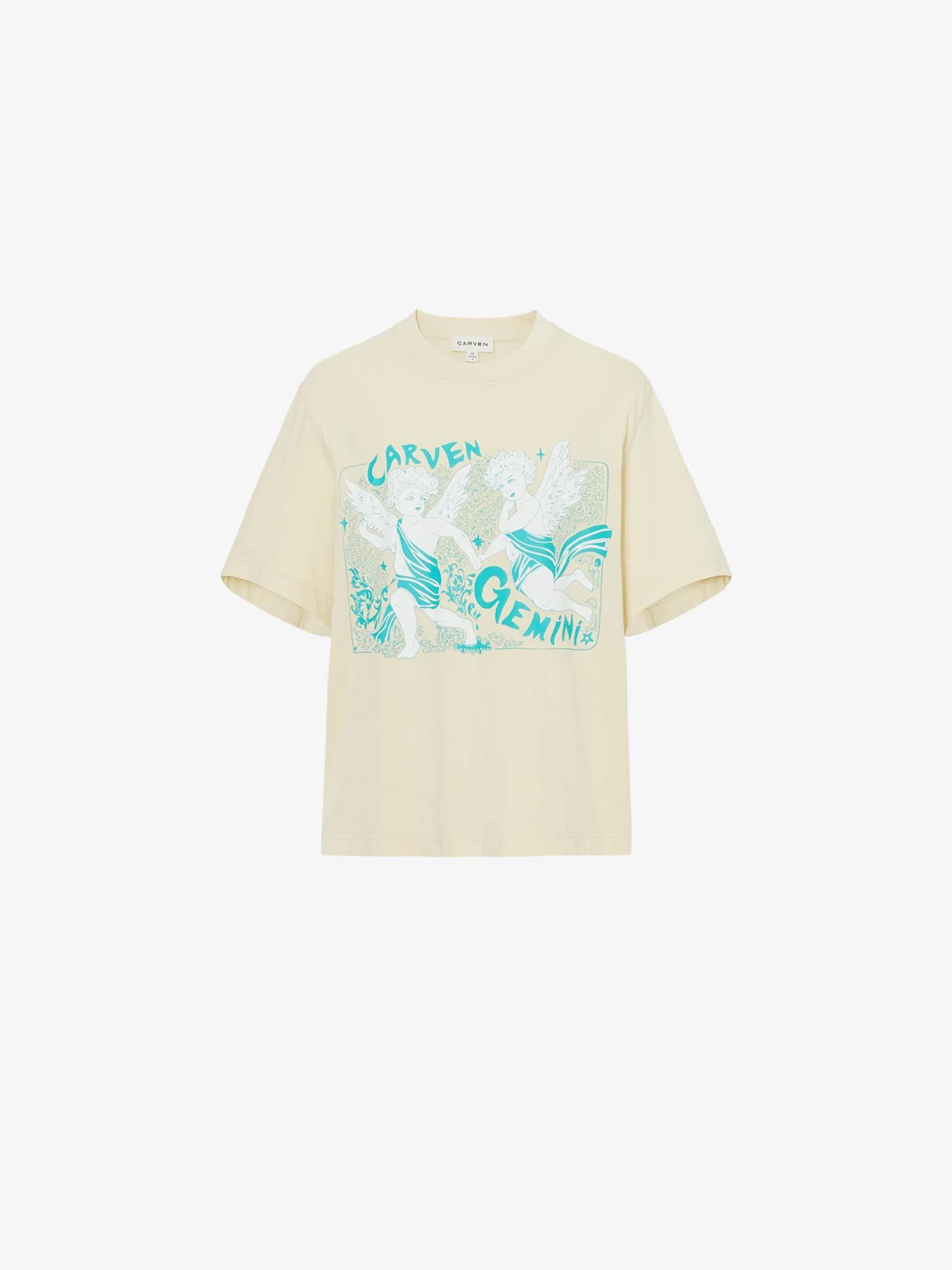 ASTRO TEE-SHIRT IN YELLOW COTTON